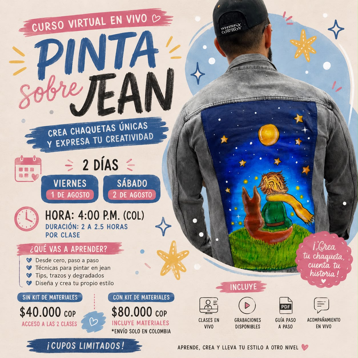 Curso Virtual Pintando Jean