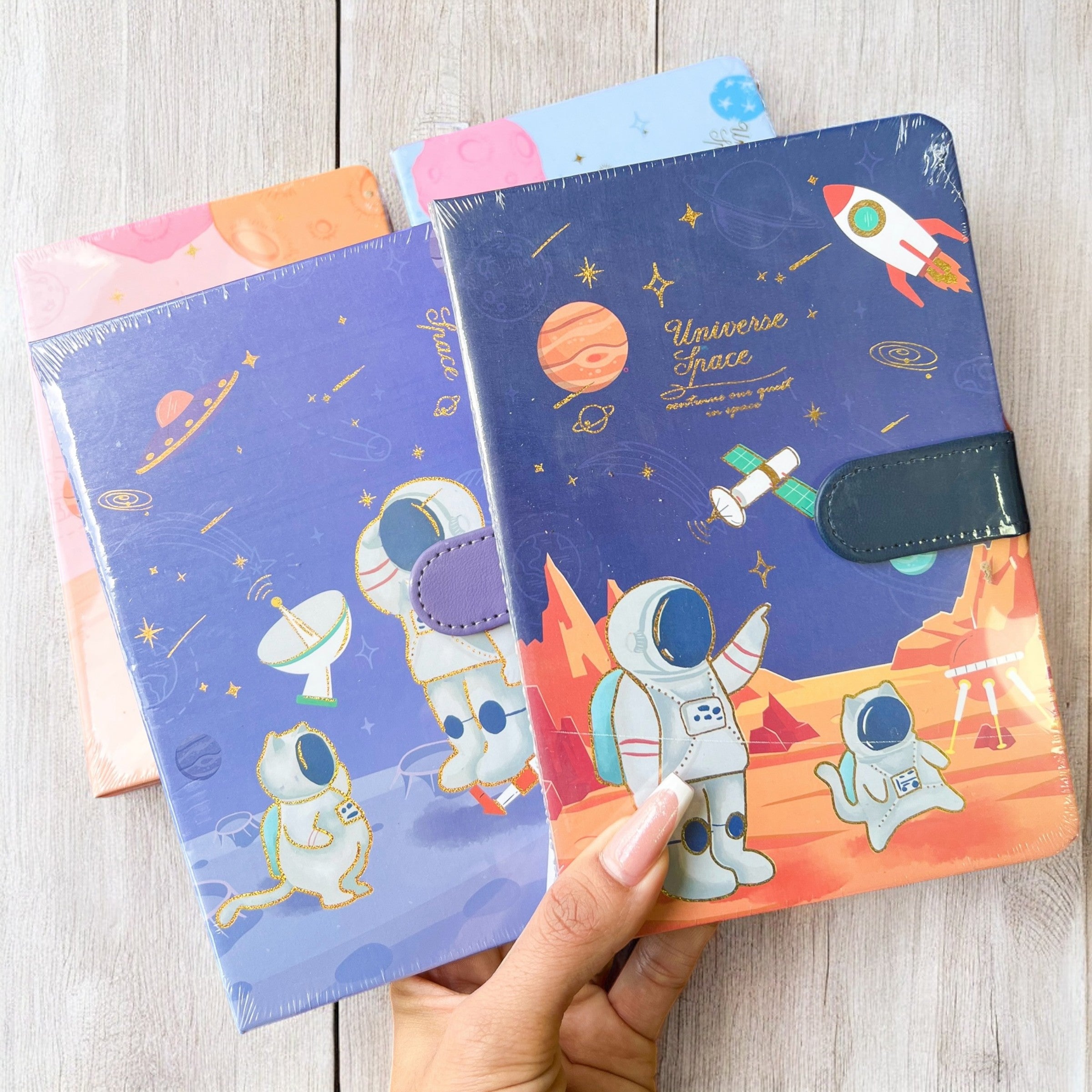 Agenda Astronauta Universo con Broche