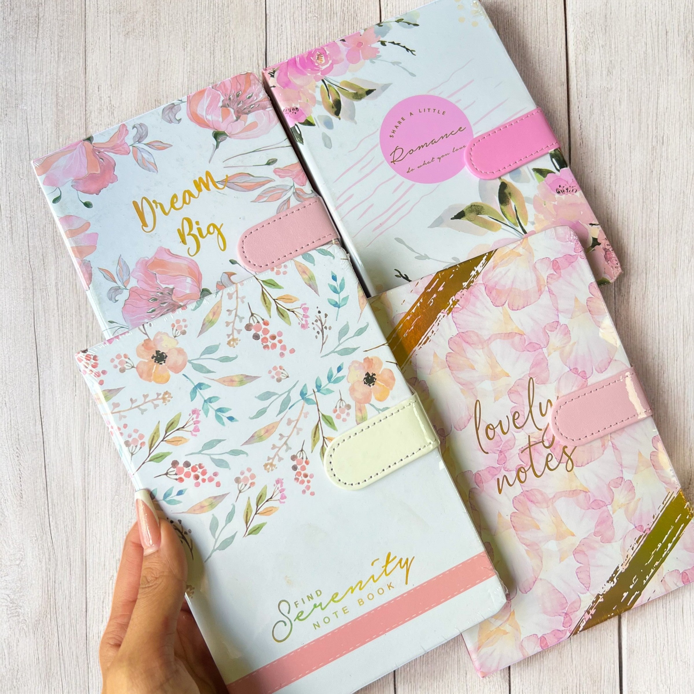 Agenda Flores con Broche
