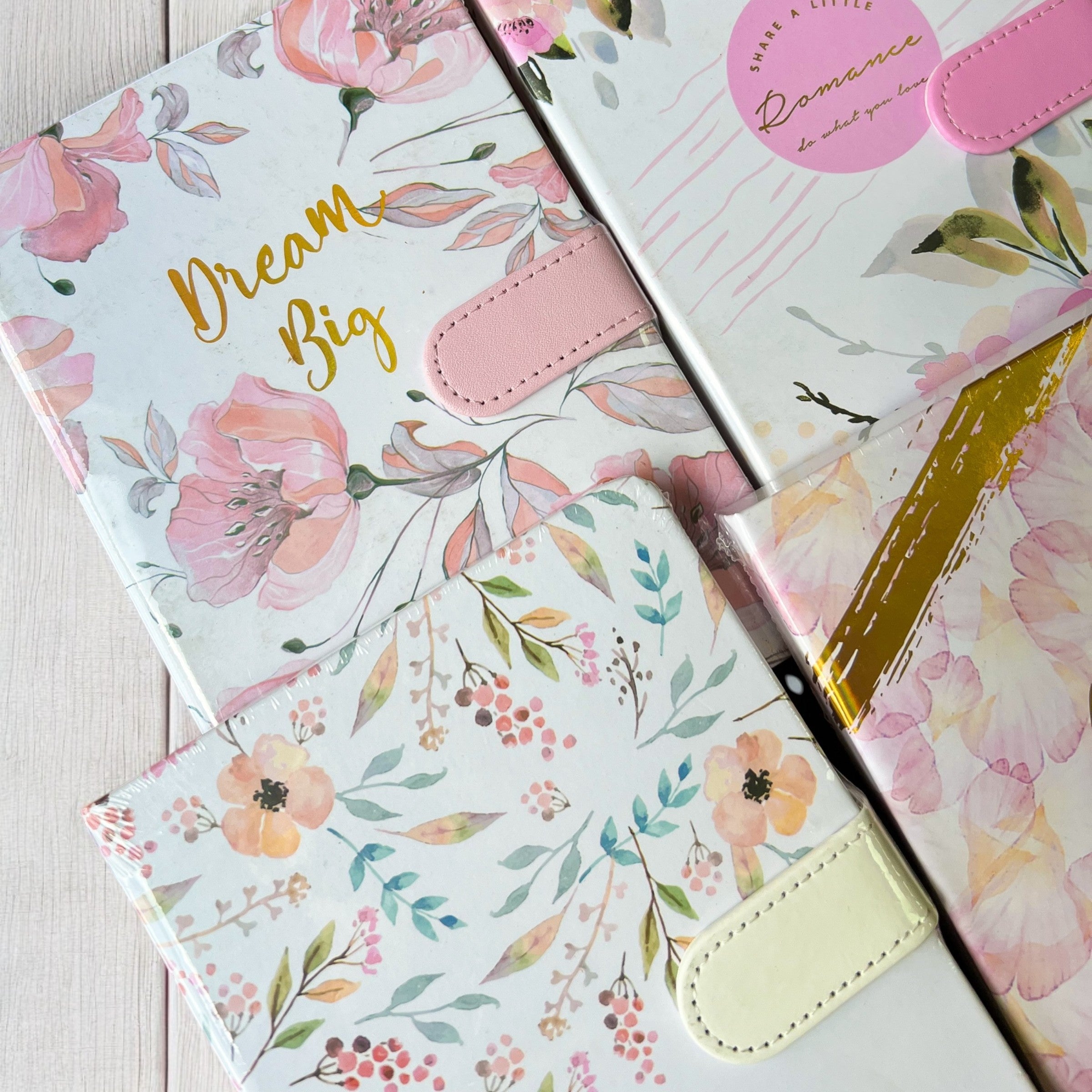 Agenda Flores con Broche