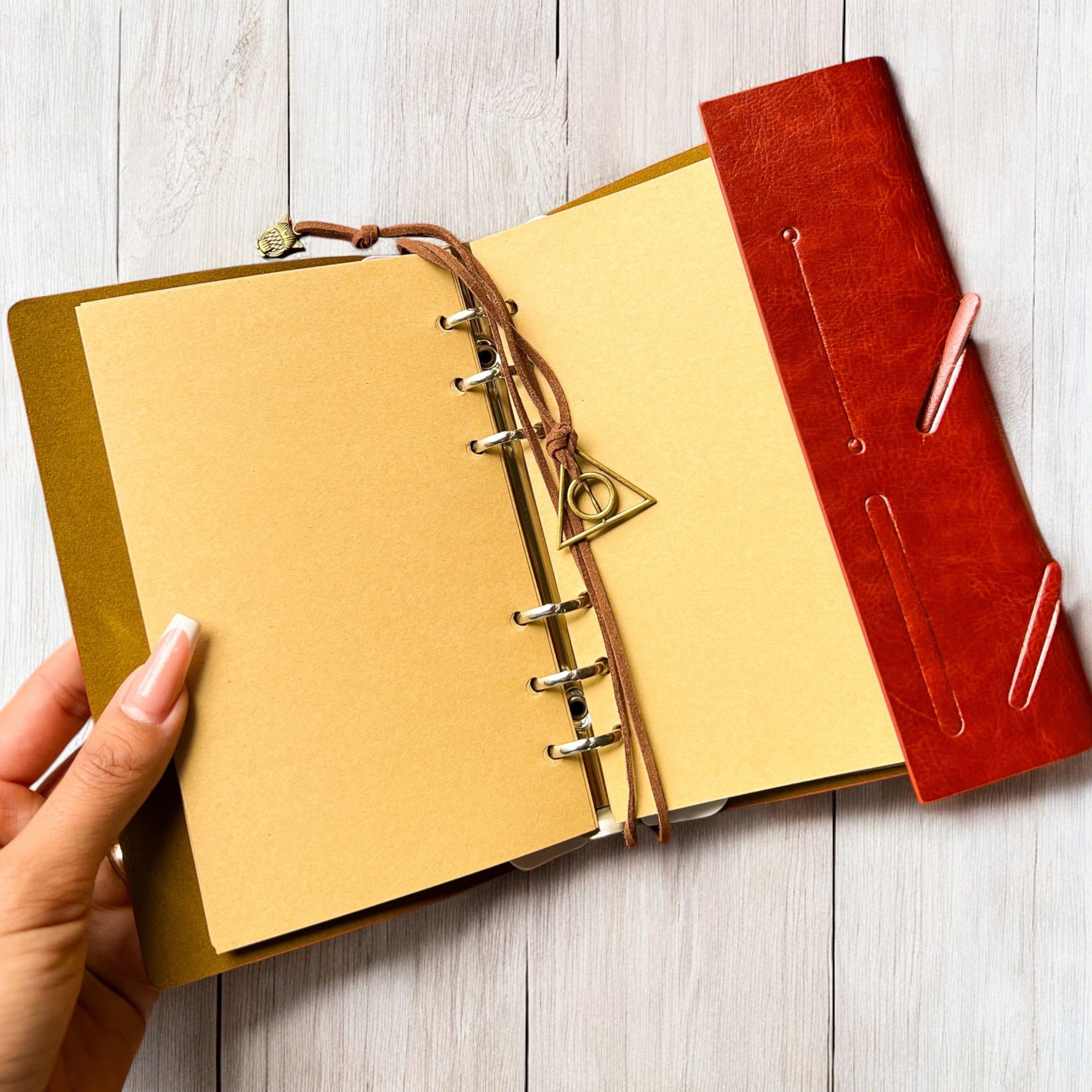 Agenda Harry Potter en Cuerina