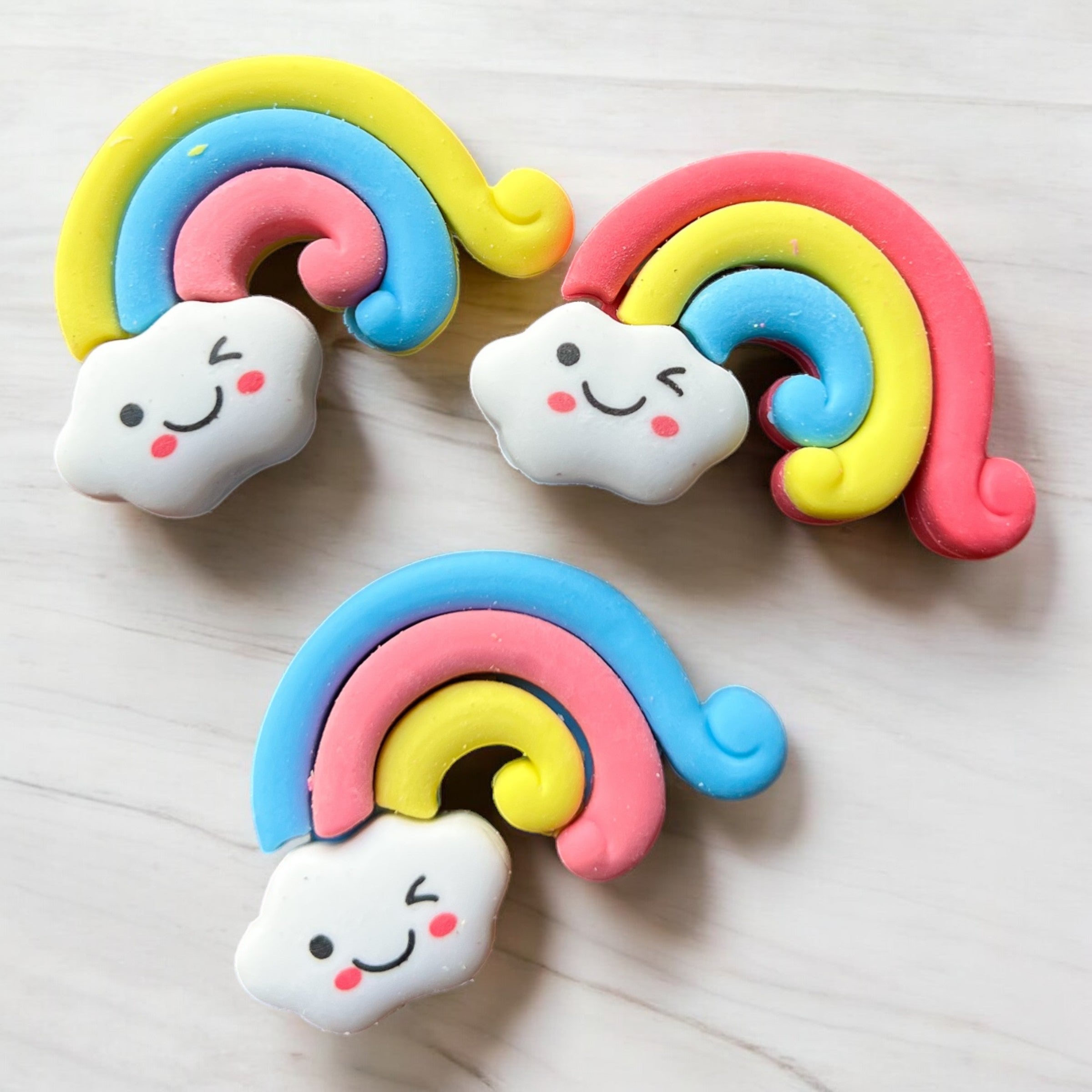 Borrador Arcoiris con Carita