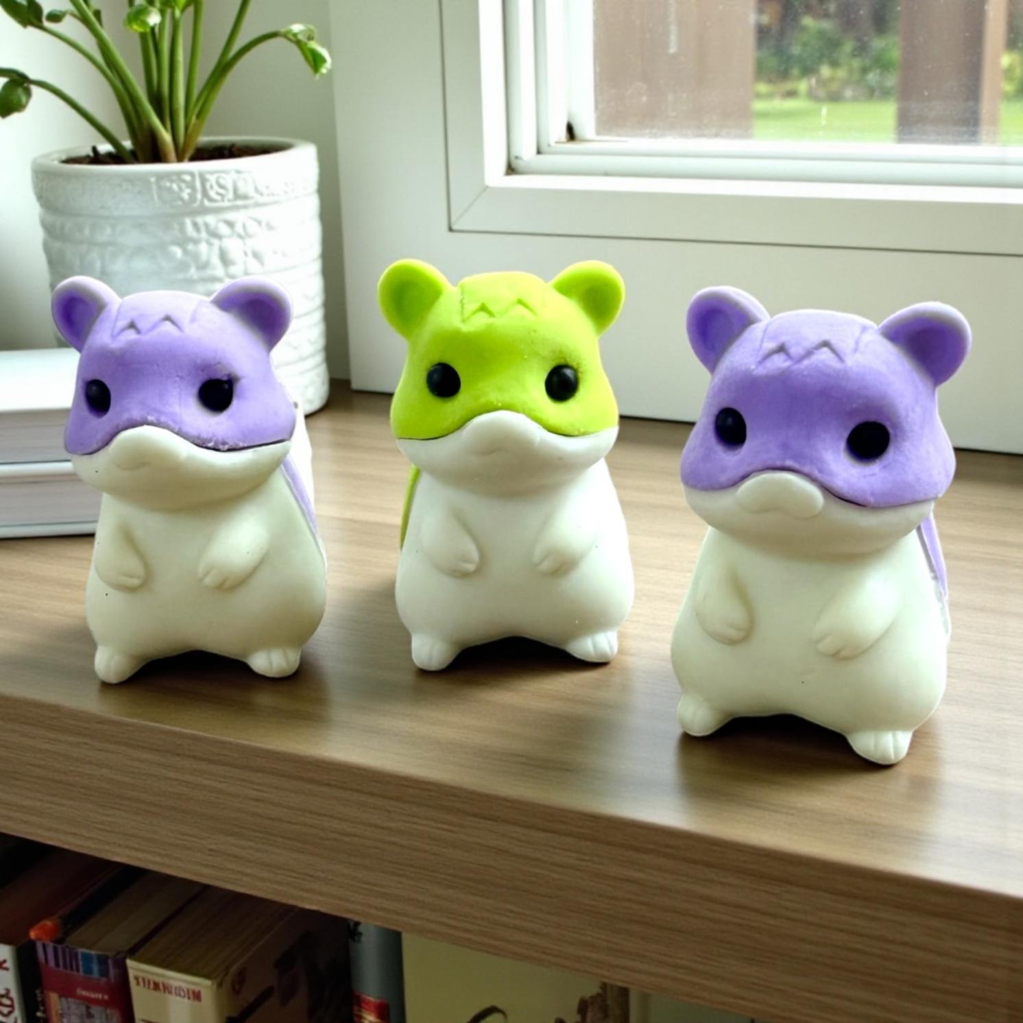 Borrador Hamster Colores