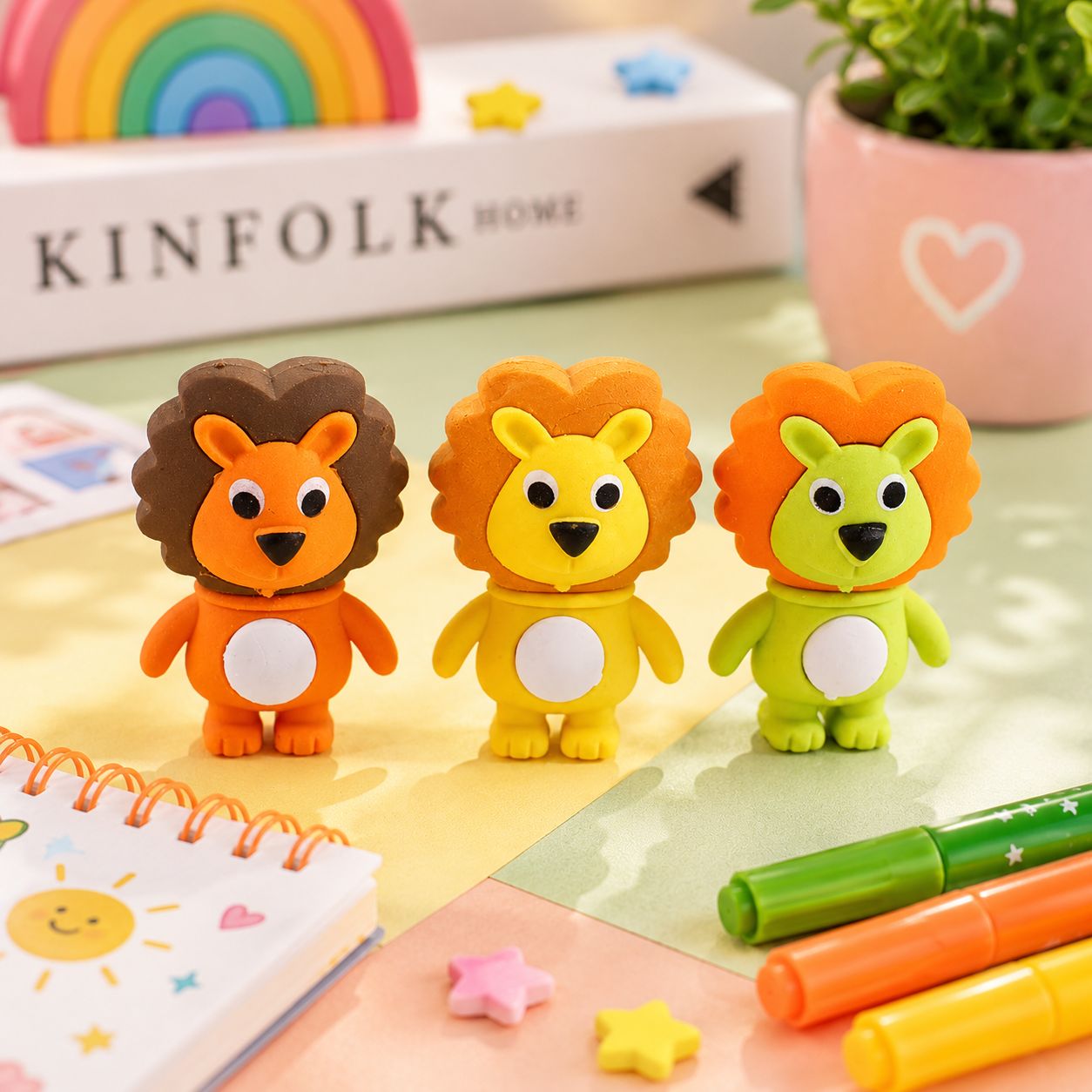 Borrador León Kawaii