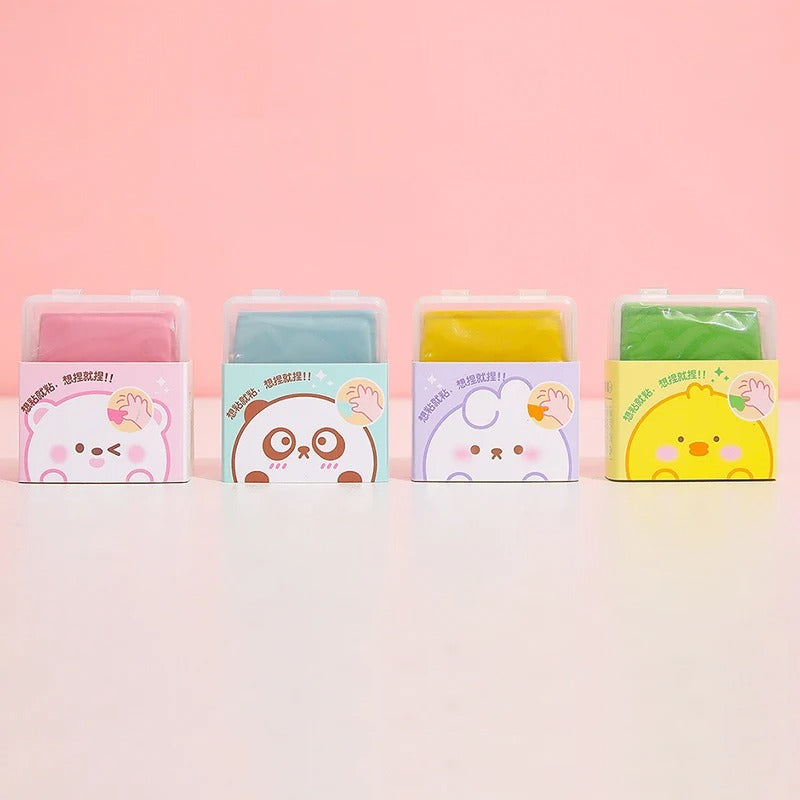 Borrador Moldeable Animalitos Kawaii