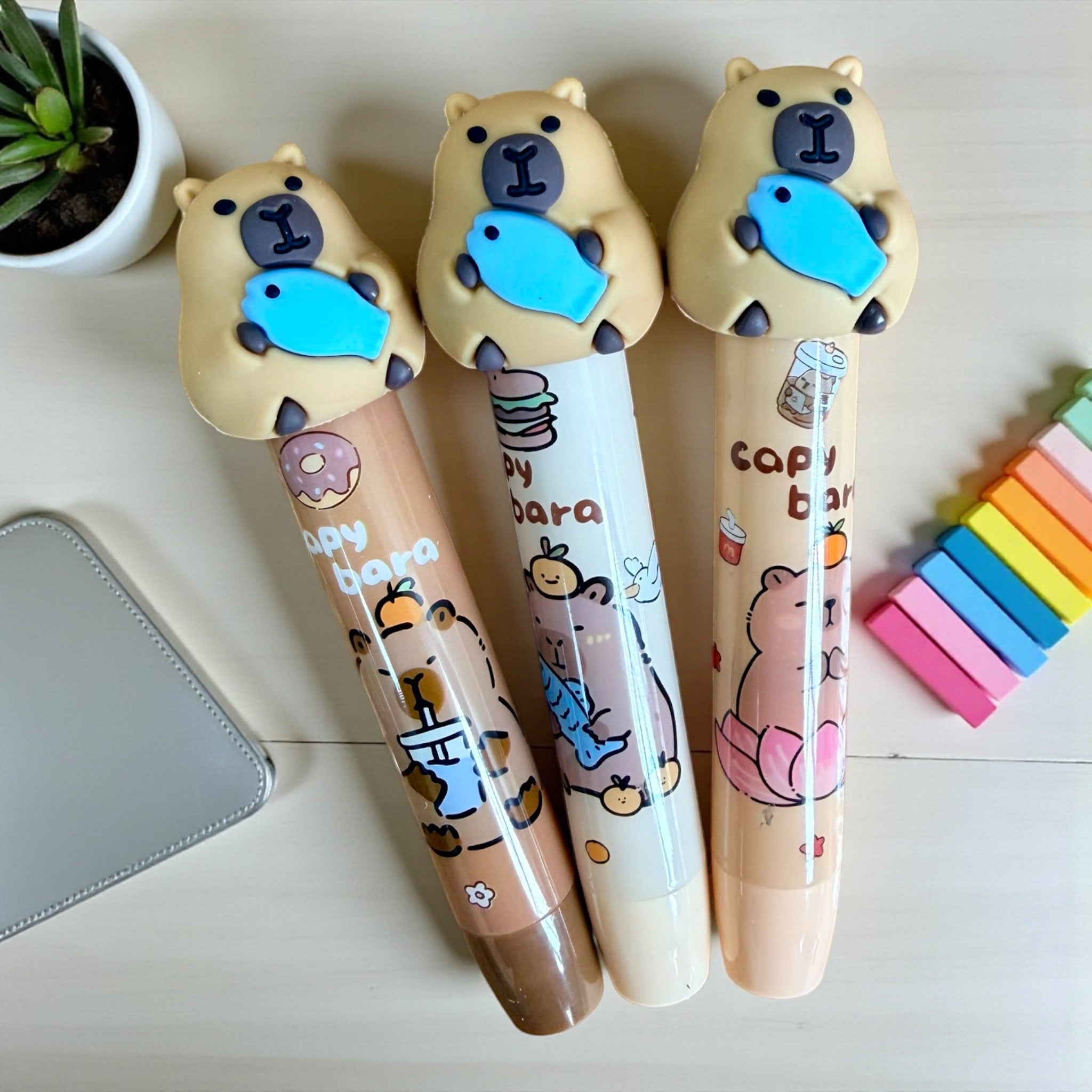 Borrador Retráctil Capybara Pez