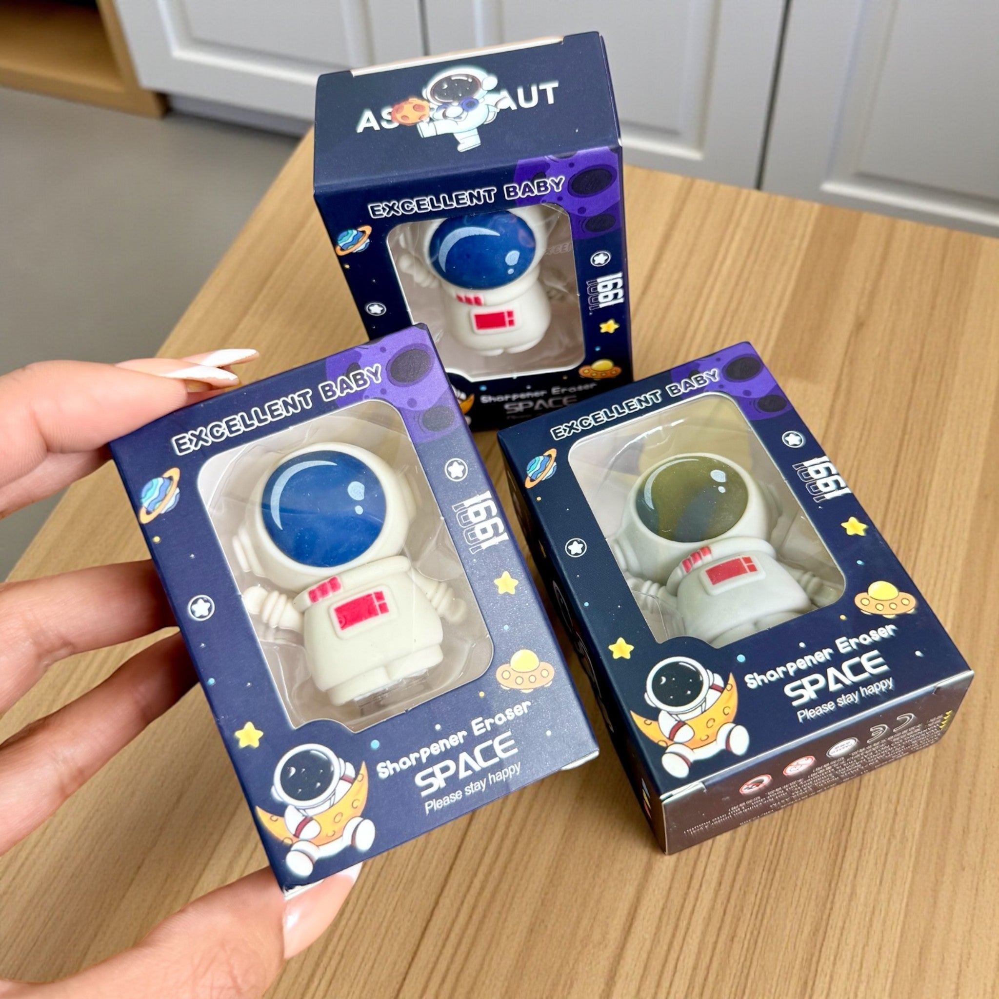 Borrador y Sacapunta Astronauta