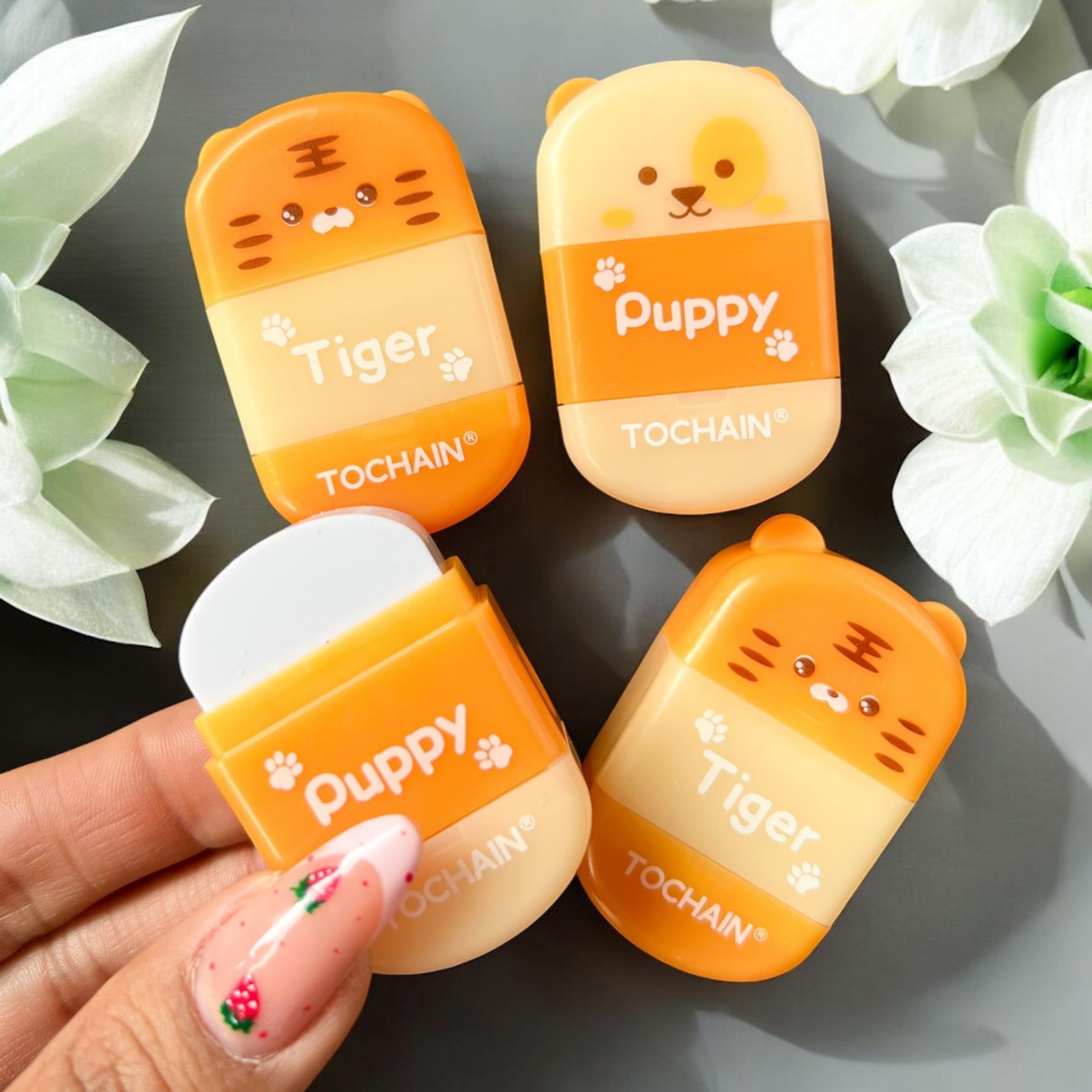 Borrador y Sacapuntas Puppy Tiger