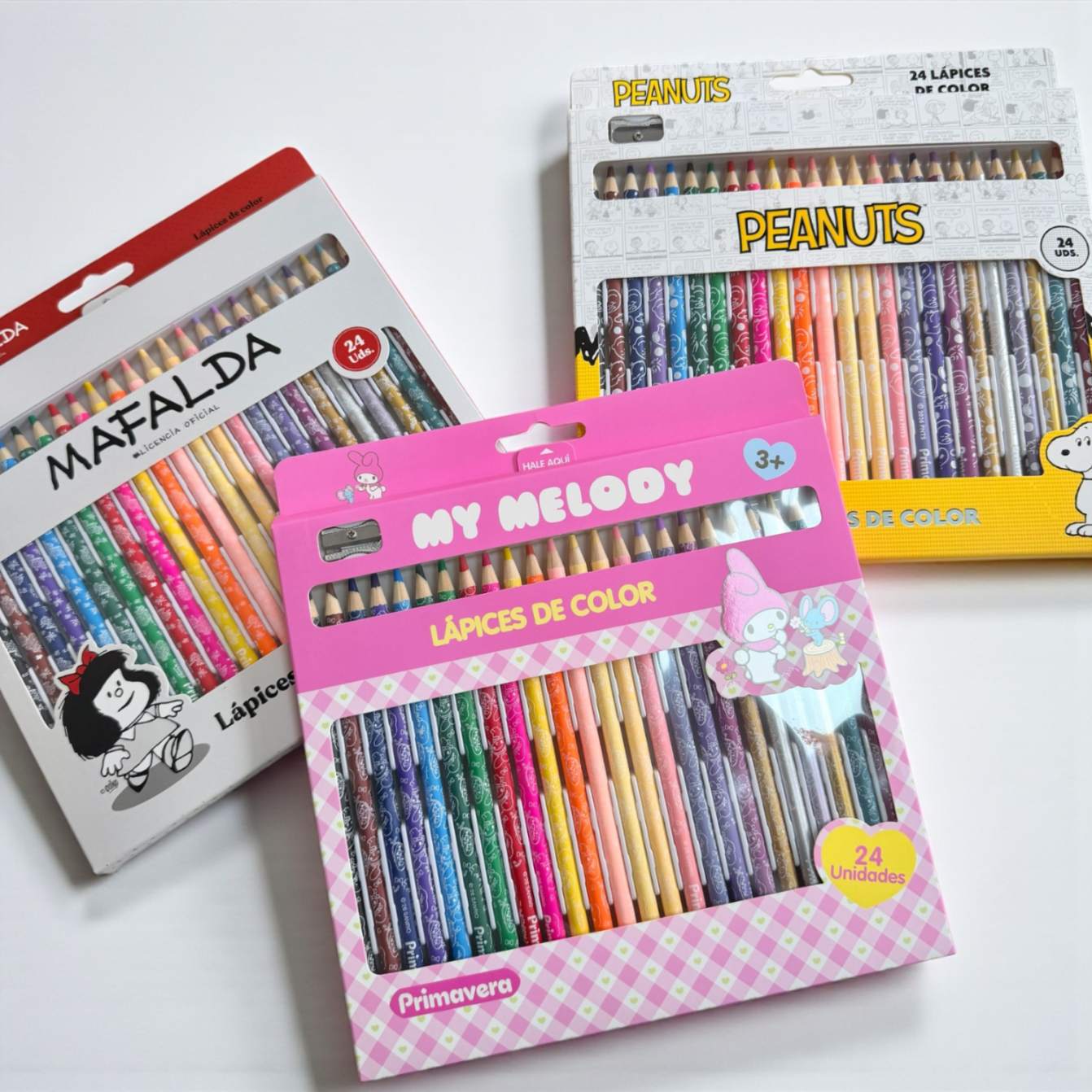 Caja x24 Colores de Personajes Niña