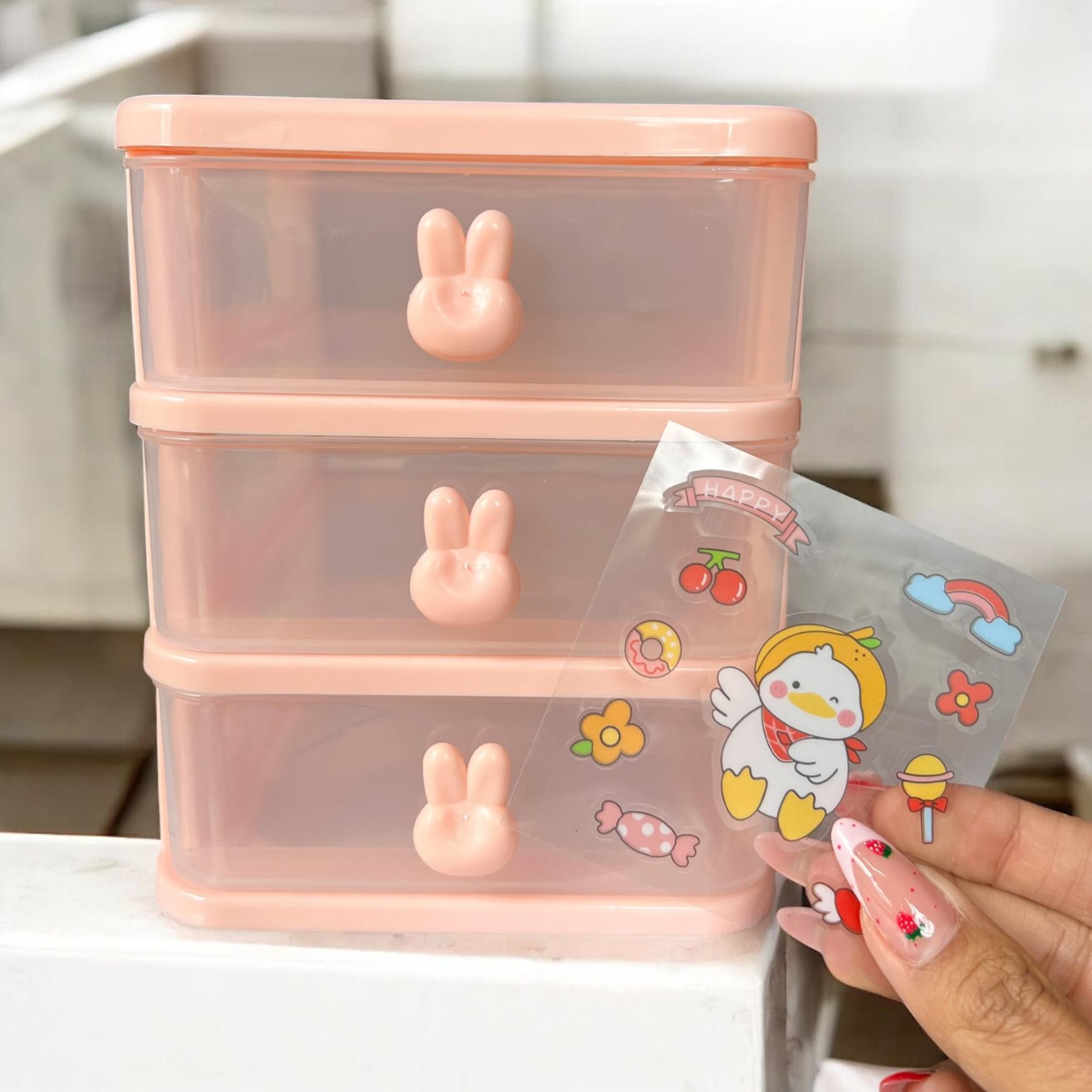 Cajita Almacenadora 3 Compartimientos