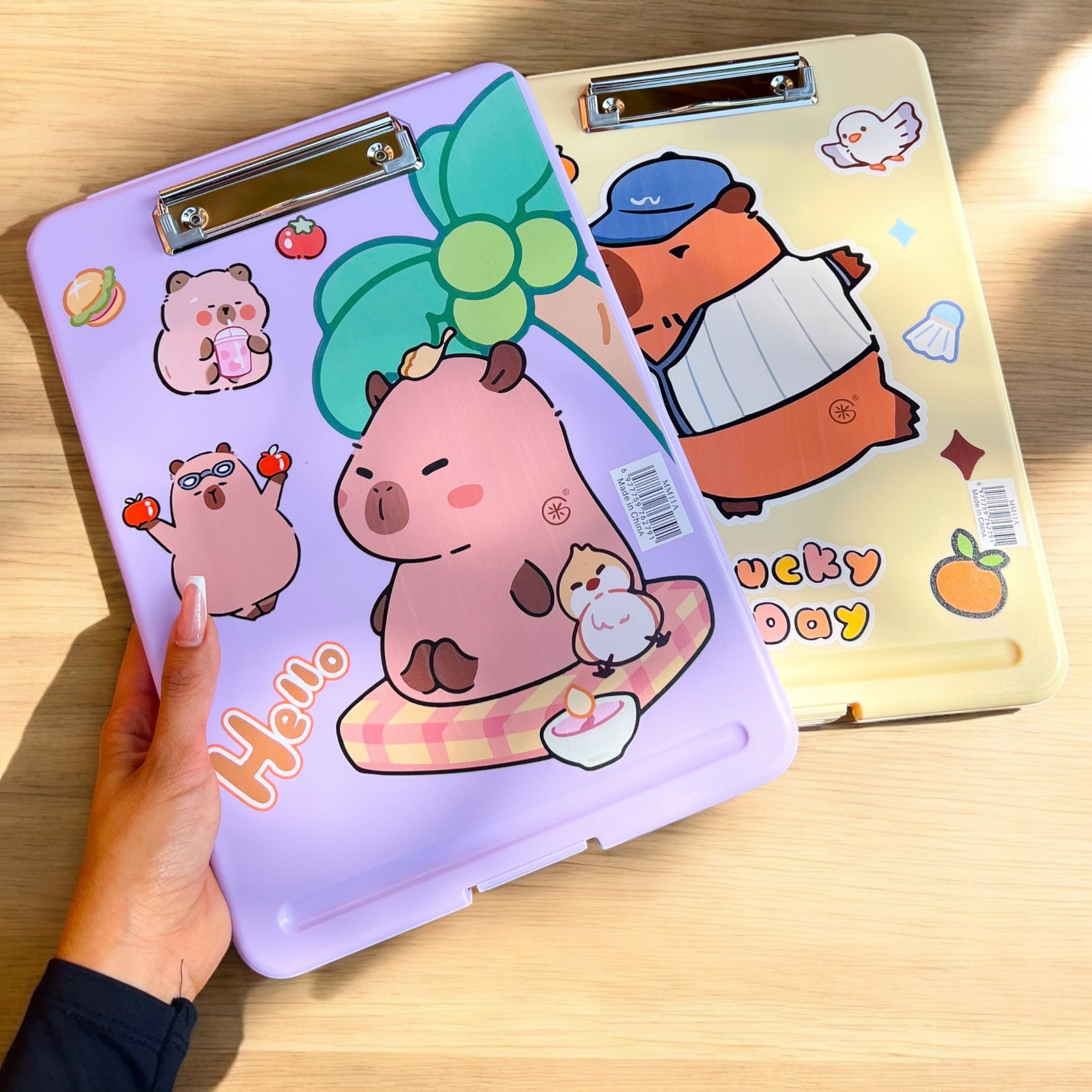 Carpeta con Depósito y Gancho Capybara