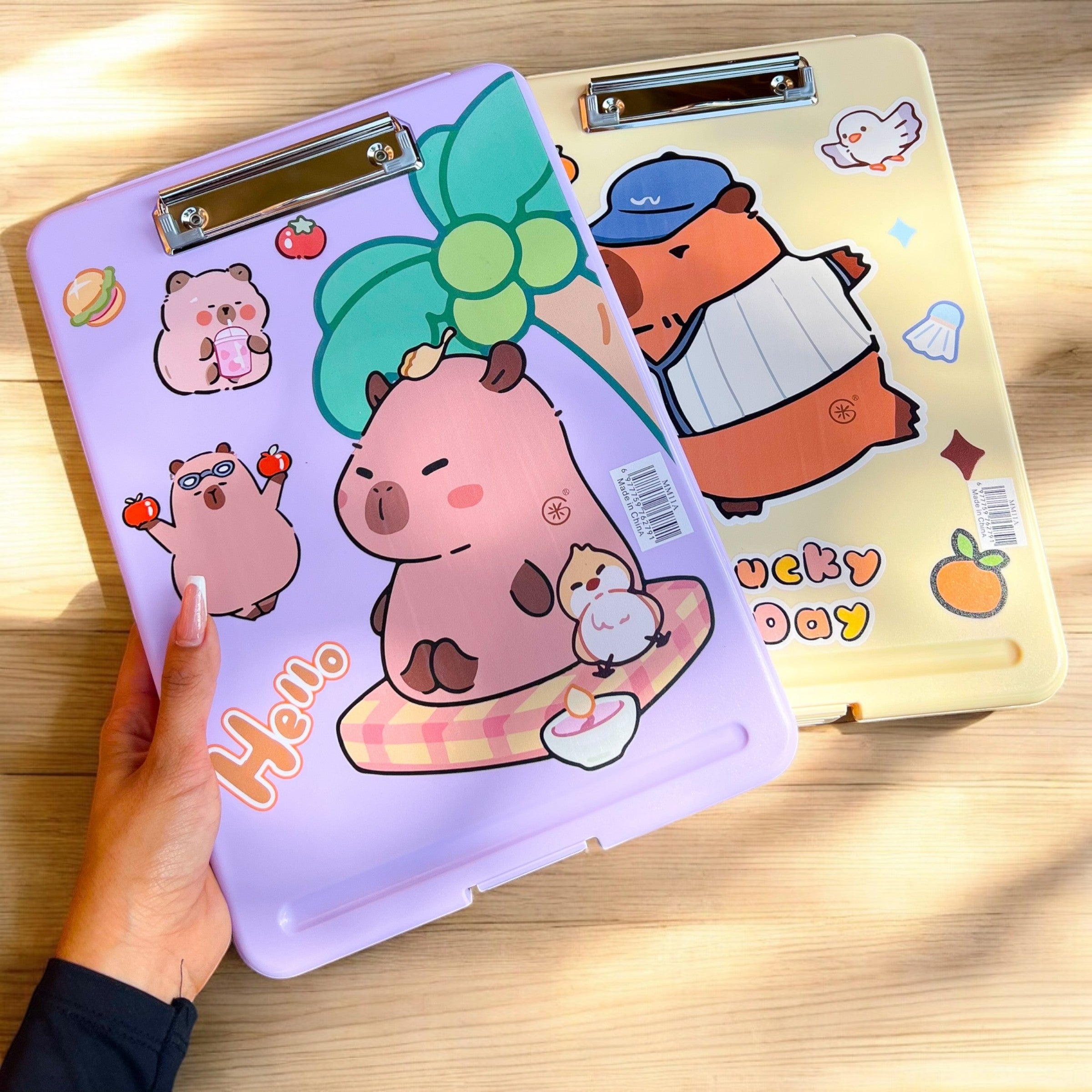 Carpeta con Depósito y Gancho Capybara