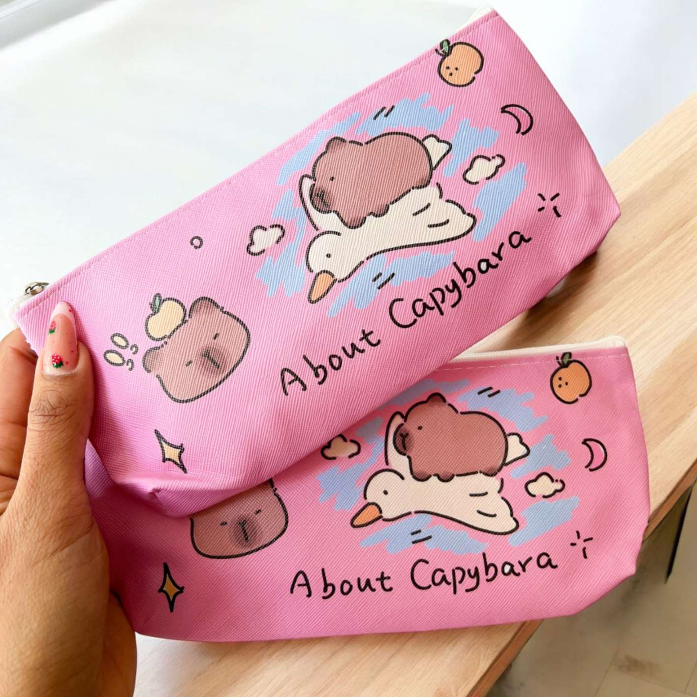 Cartuchera Capybara Rosa