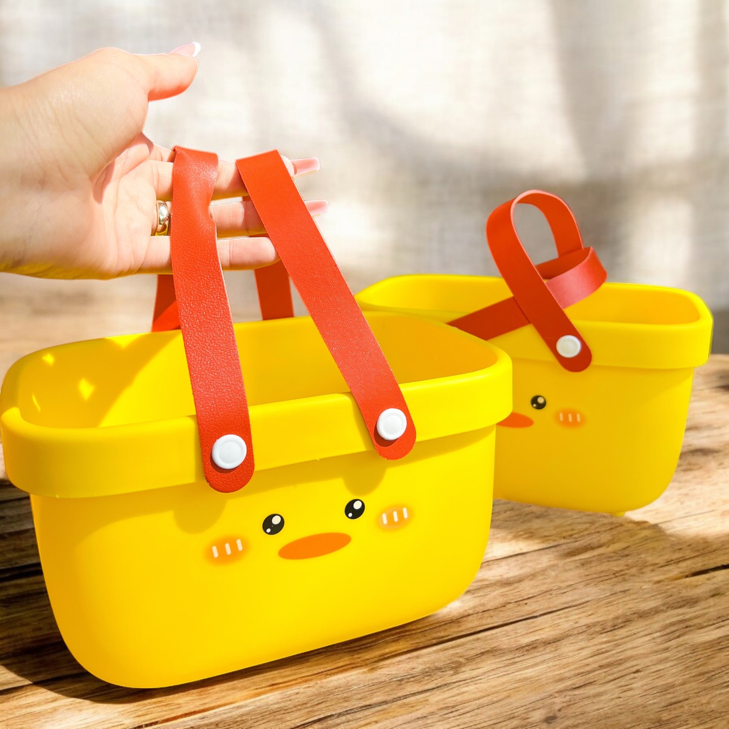 Cesta Pollito Kwaii