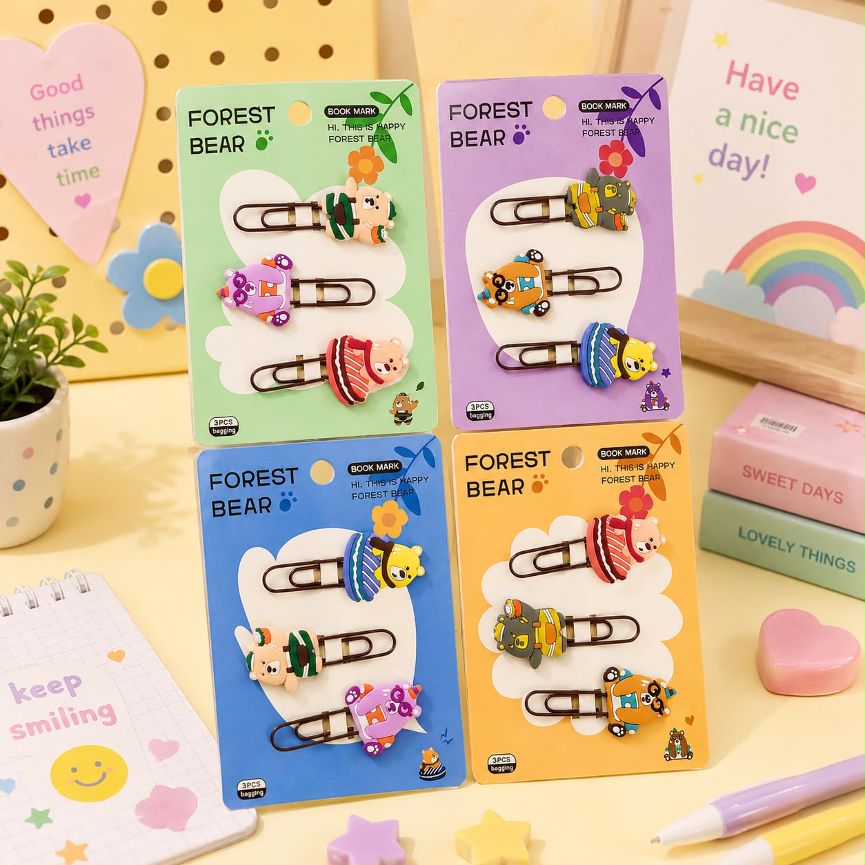 Clips Ositos Kawaii