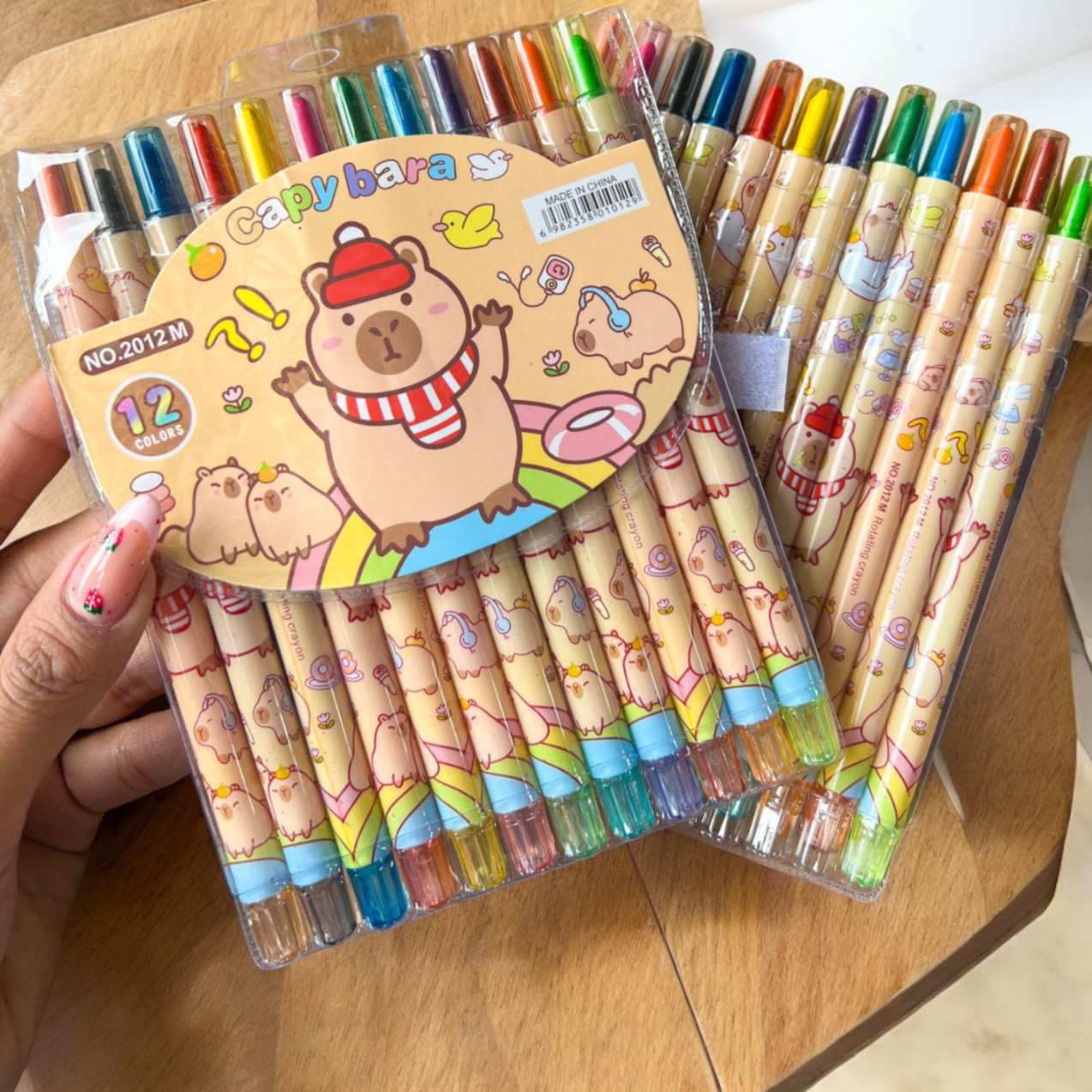 Colores Giratorios Capybara x12