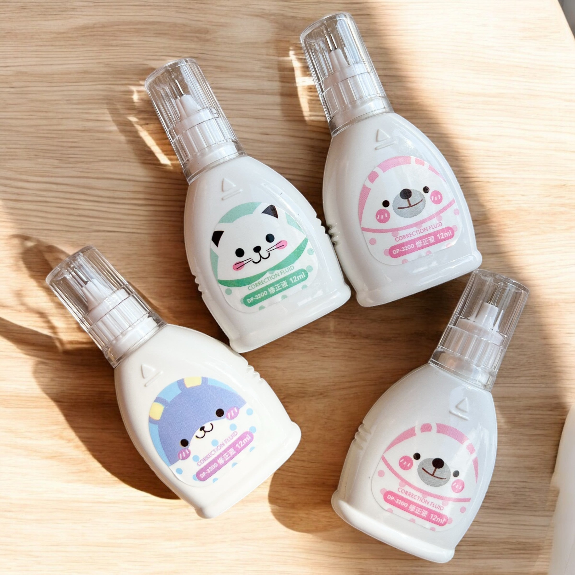 Corrector Liquido Animalitos Pastel