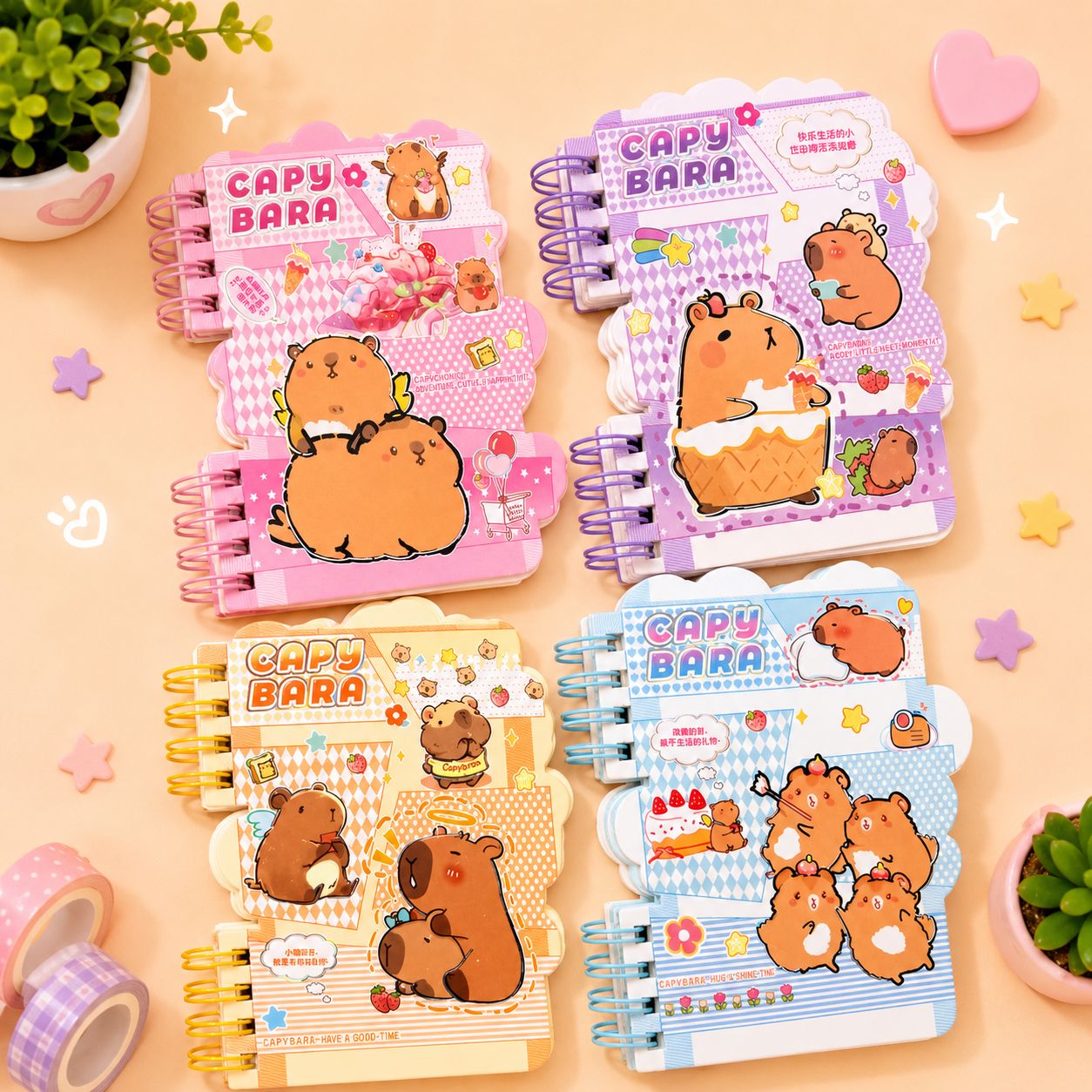 Cuaderno Capybara Pequeño con Relieve