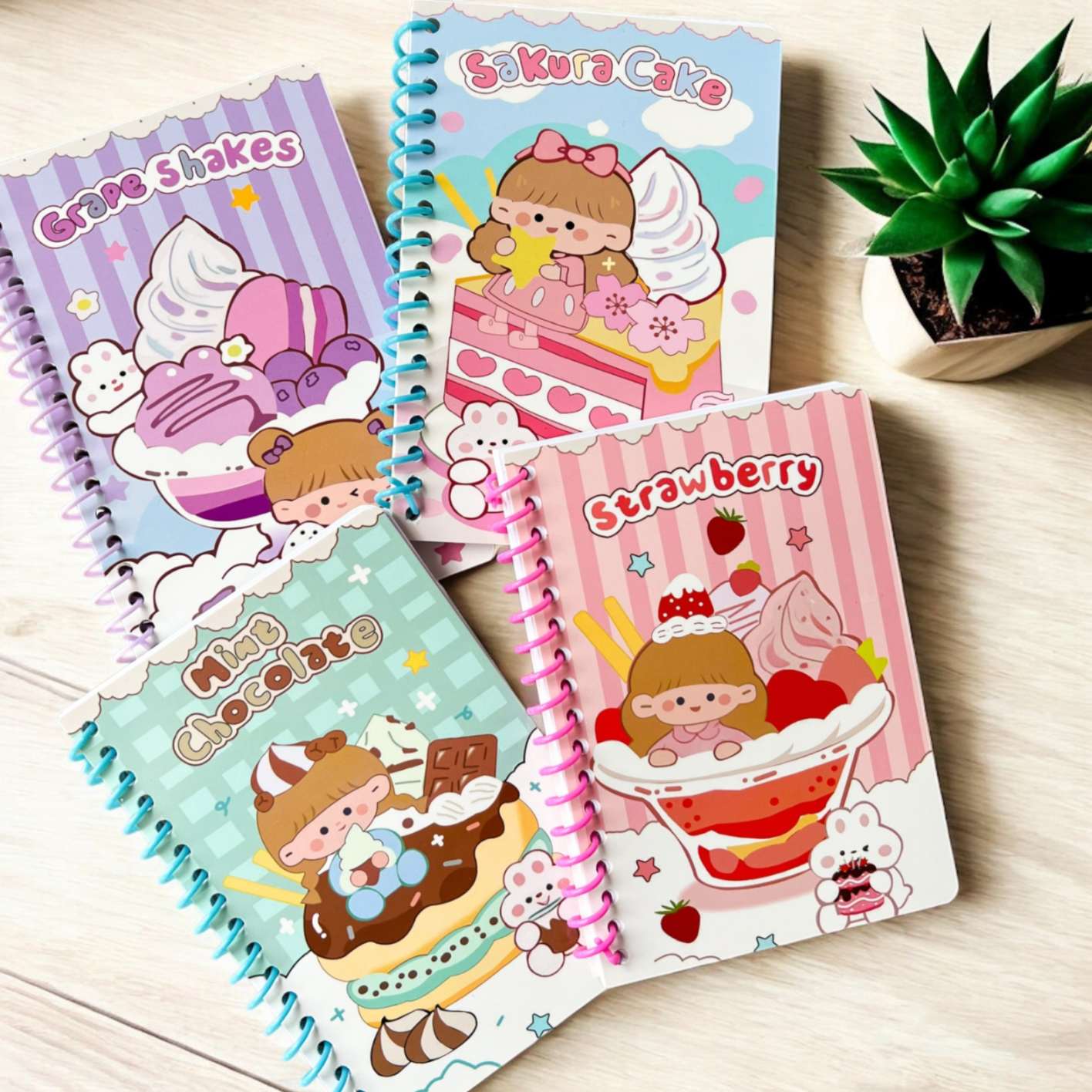 Cuaderno Muñequita Postres