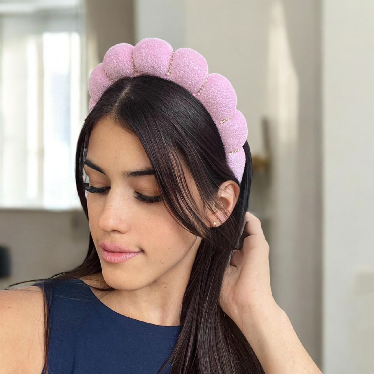 Diadema Acolchada con Brillos