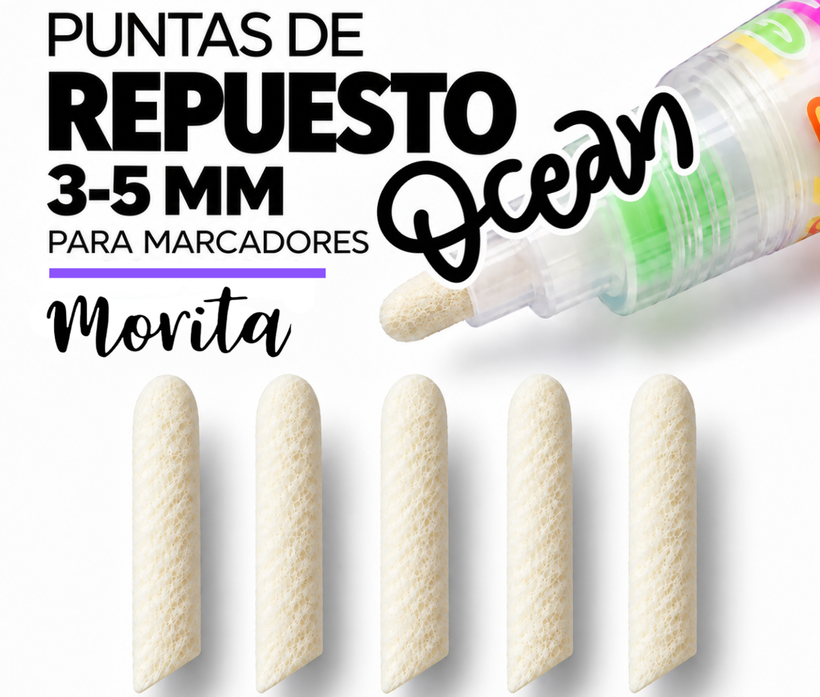 Puntas de Repuesto para Marcadores Morita Ocean