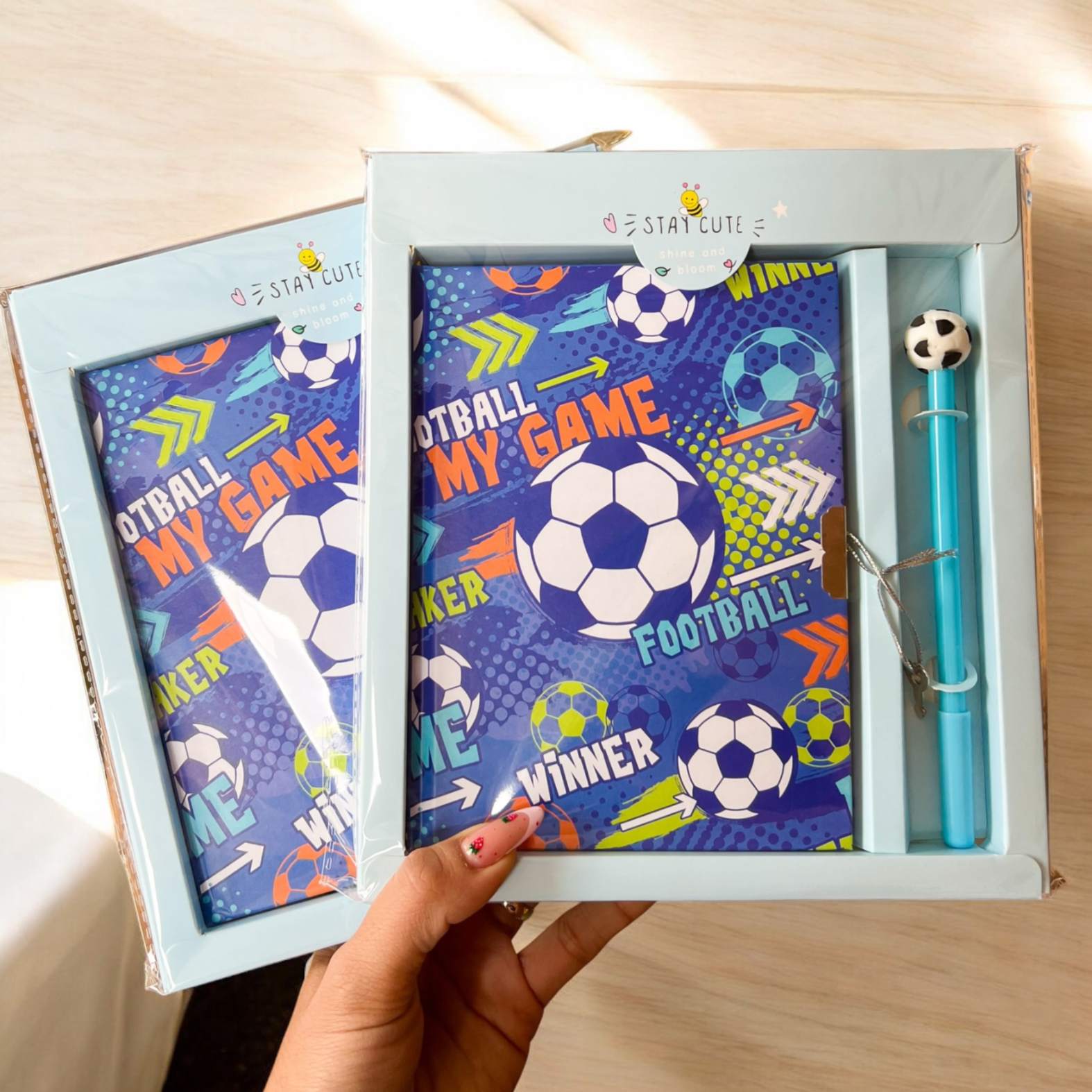 Kit Agenda y Lapicero Fútbol