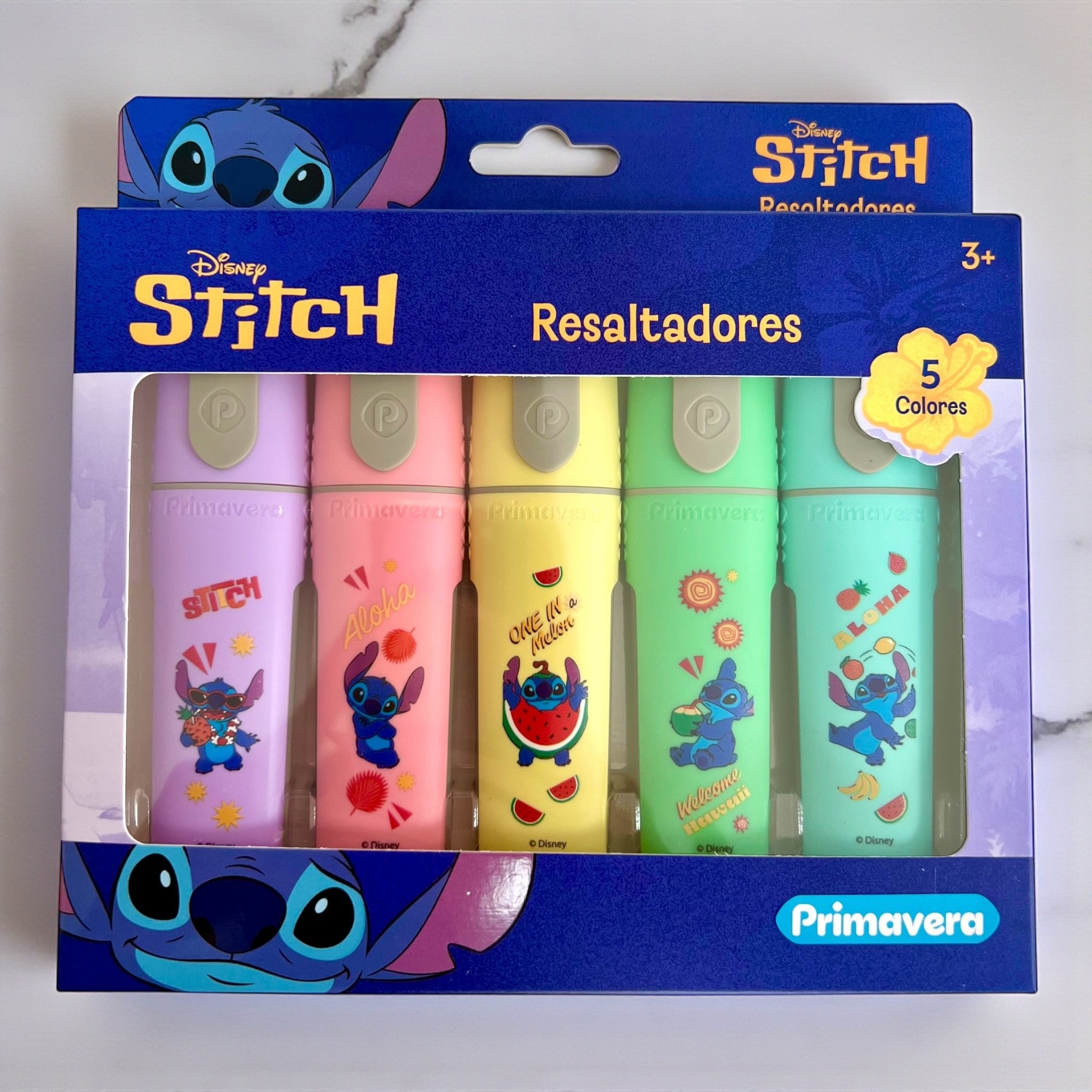 Kit Resaltadores Grandes Stitch x5