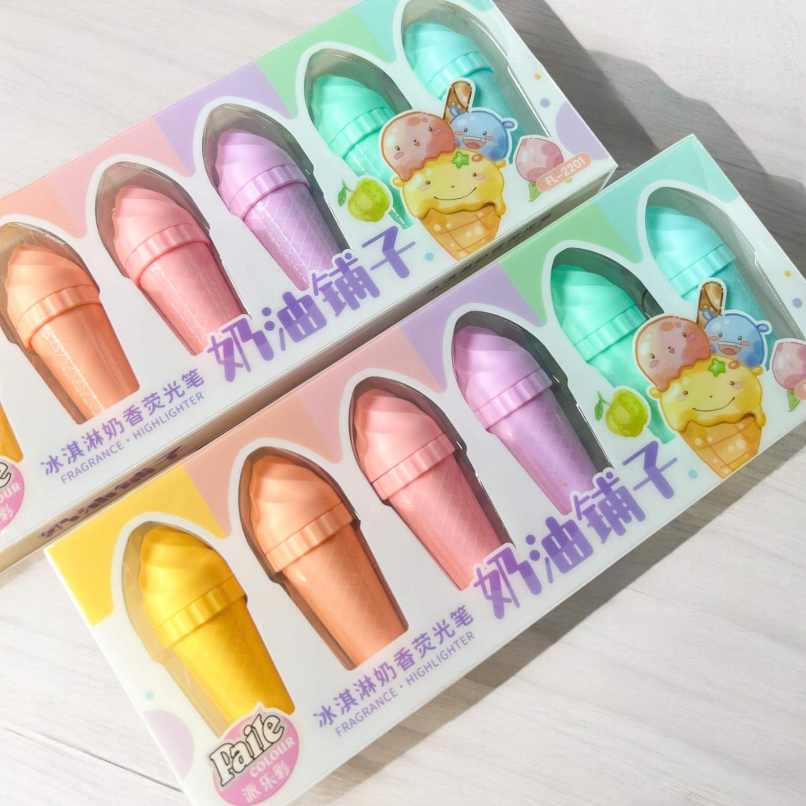 Kit de Resaltadores Helado x6