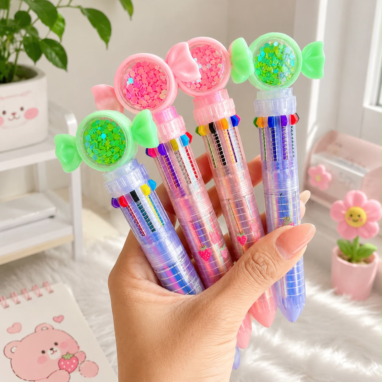 Lapicero 10 Minas Candy Confeti