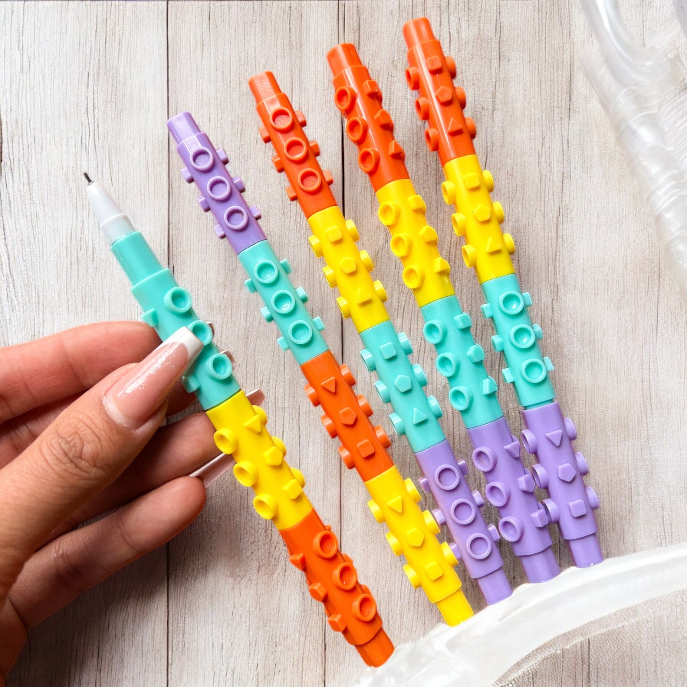 Lapicero Lego de Colores