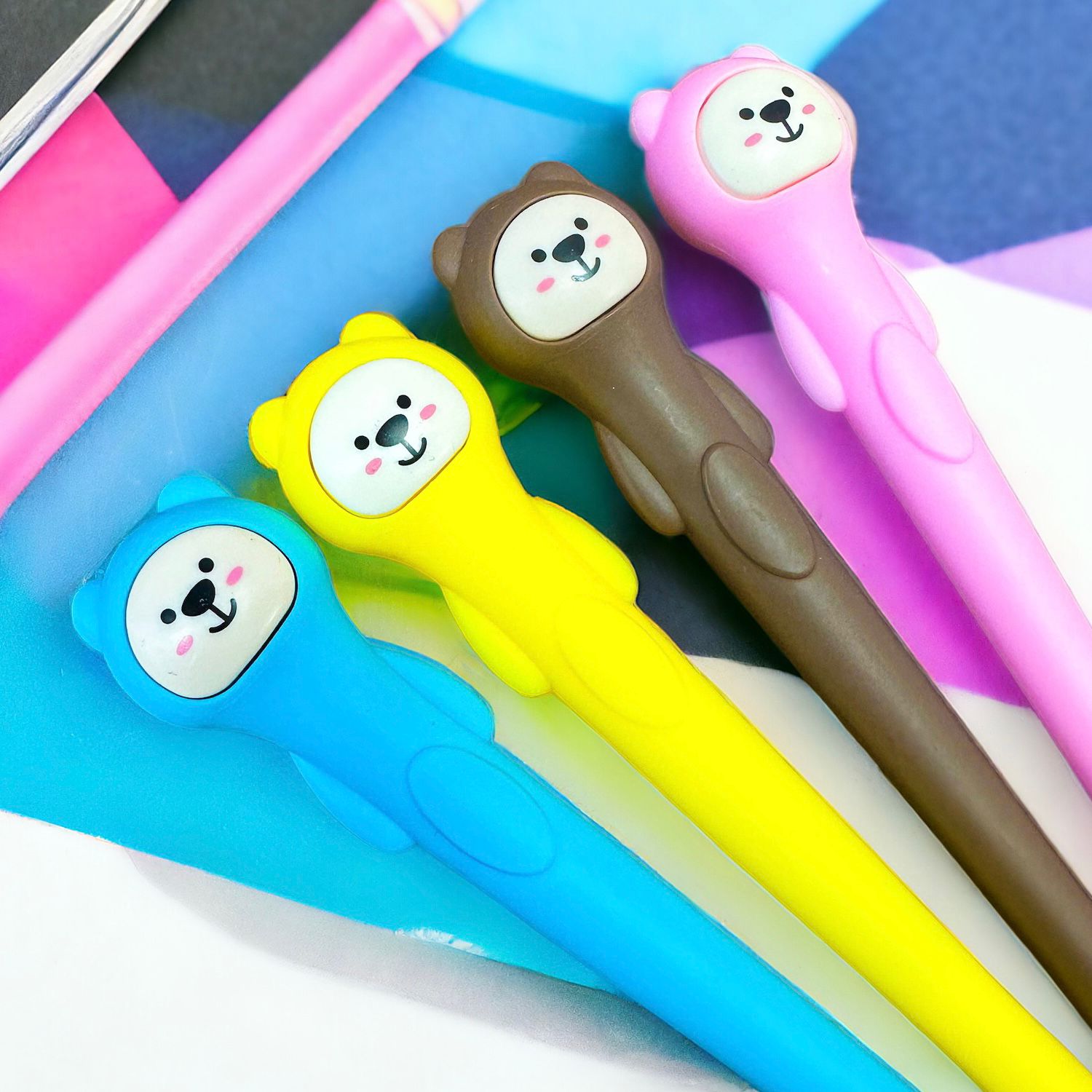 Lapicero Osito de Colores Kawaii