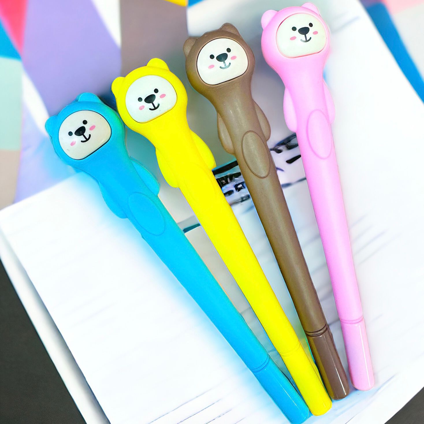 Lapicero Osito de Colores Kawaii