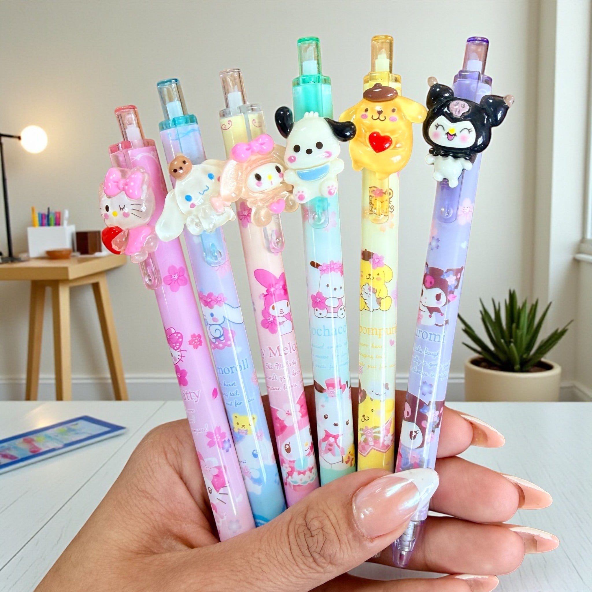 Lapicero Retráctil Sanrio Cristal