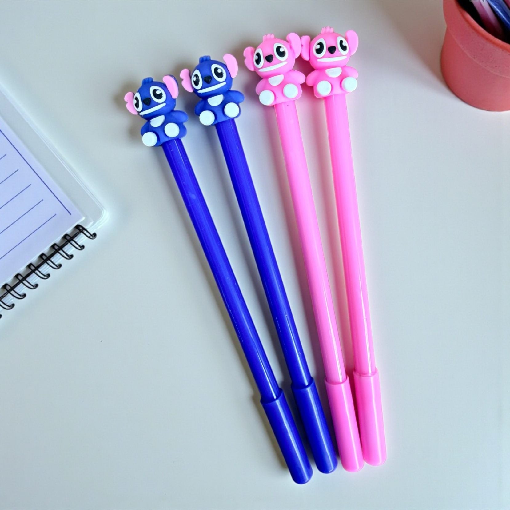 Lapicero Stitch Azul y Rosa Tapita