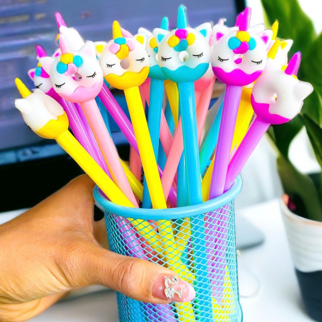Lapicero Dona Unicornio kawaii