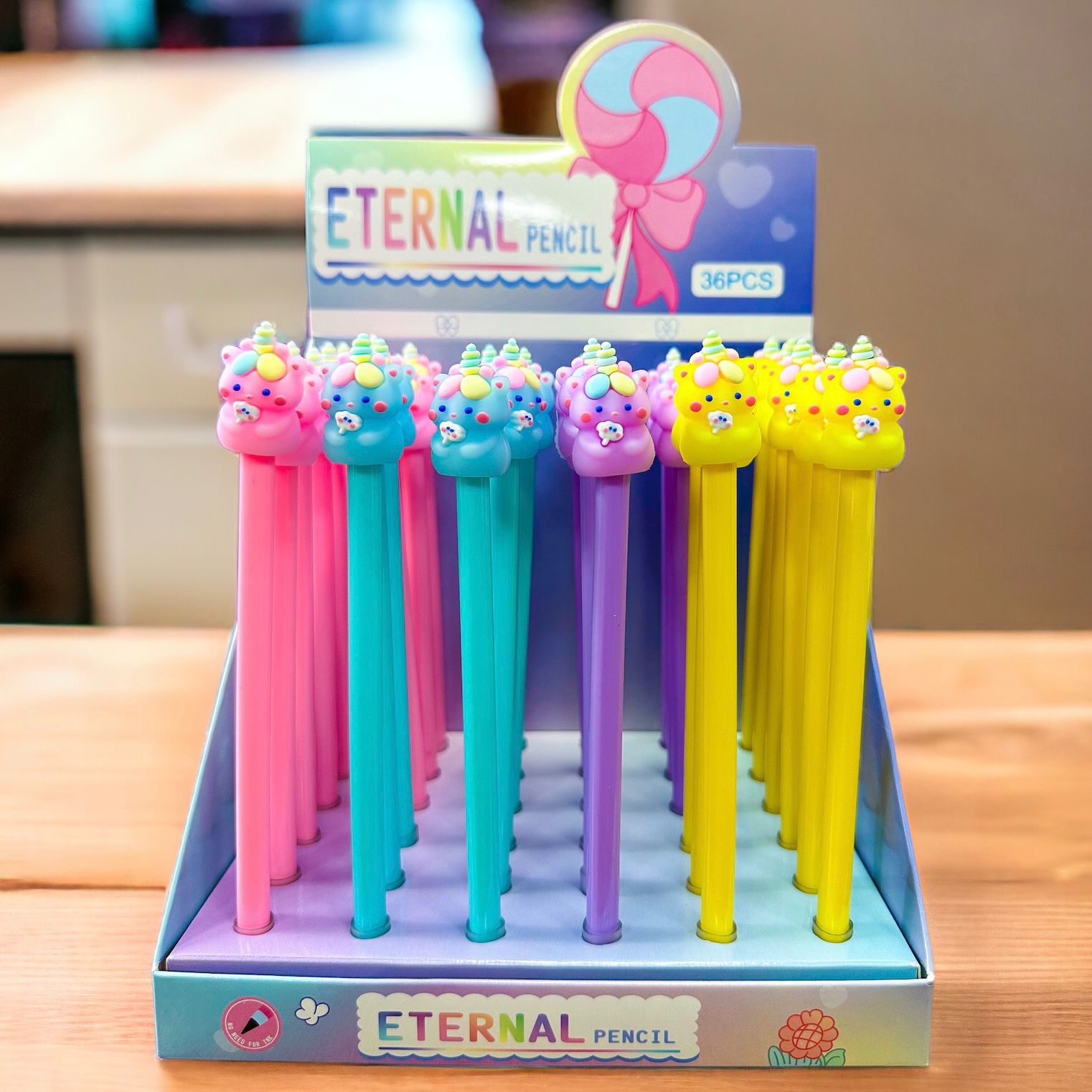 Lápiz Infinito Unicornio con Nube Kawaii
