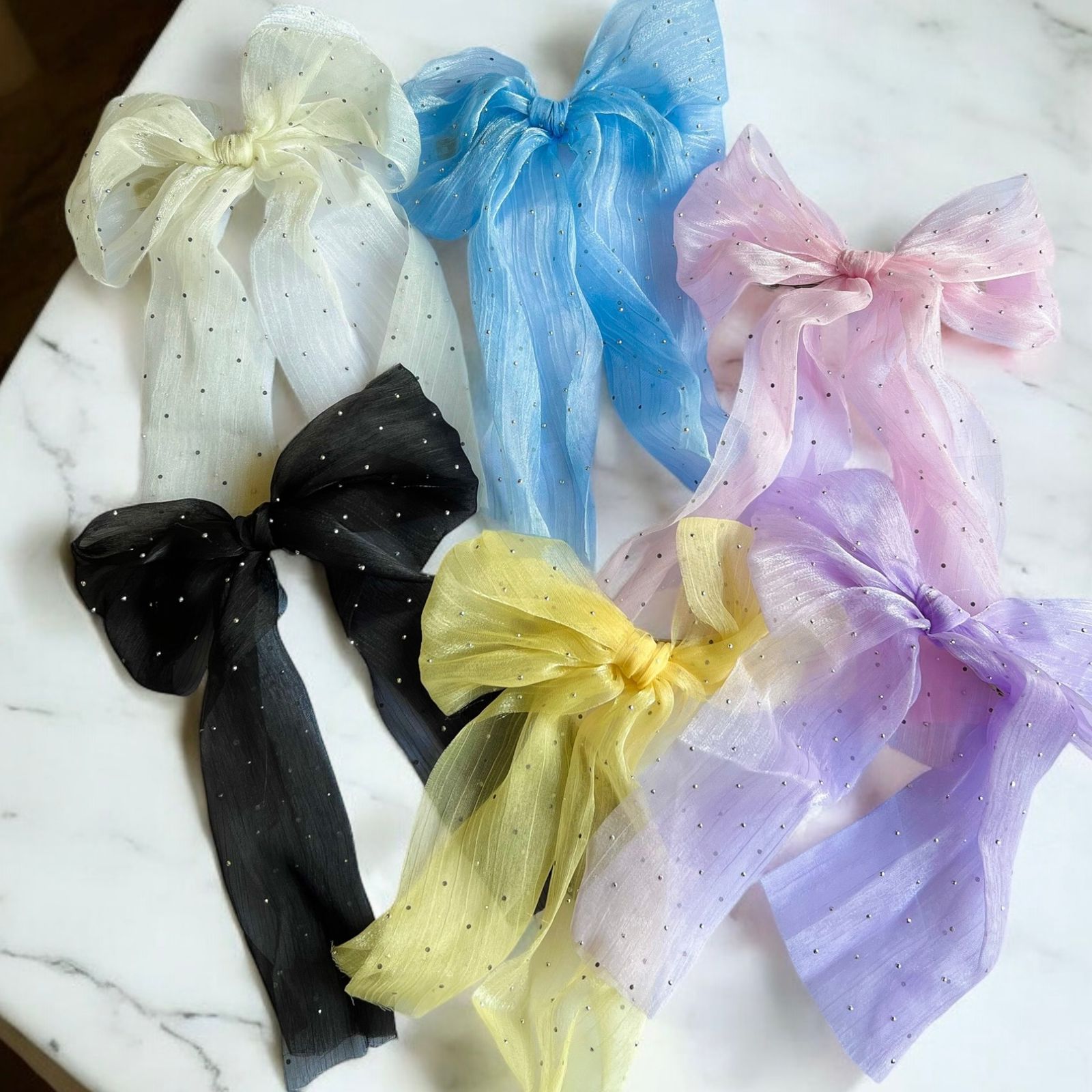 Lazo de Colores con Brillantes