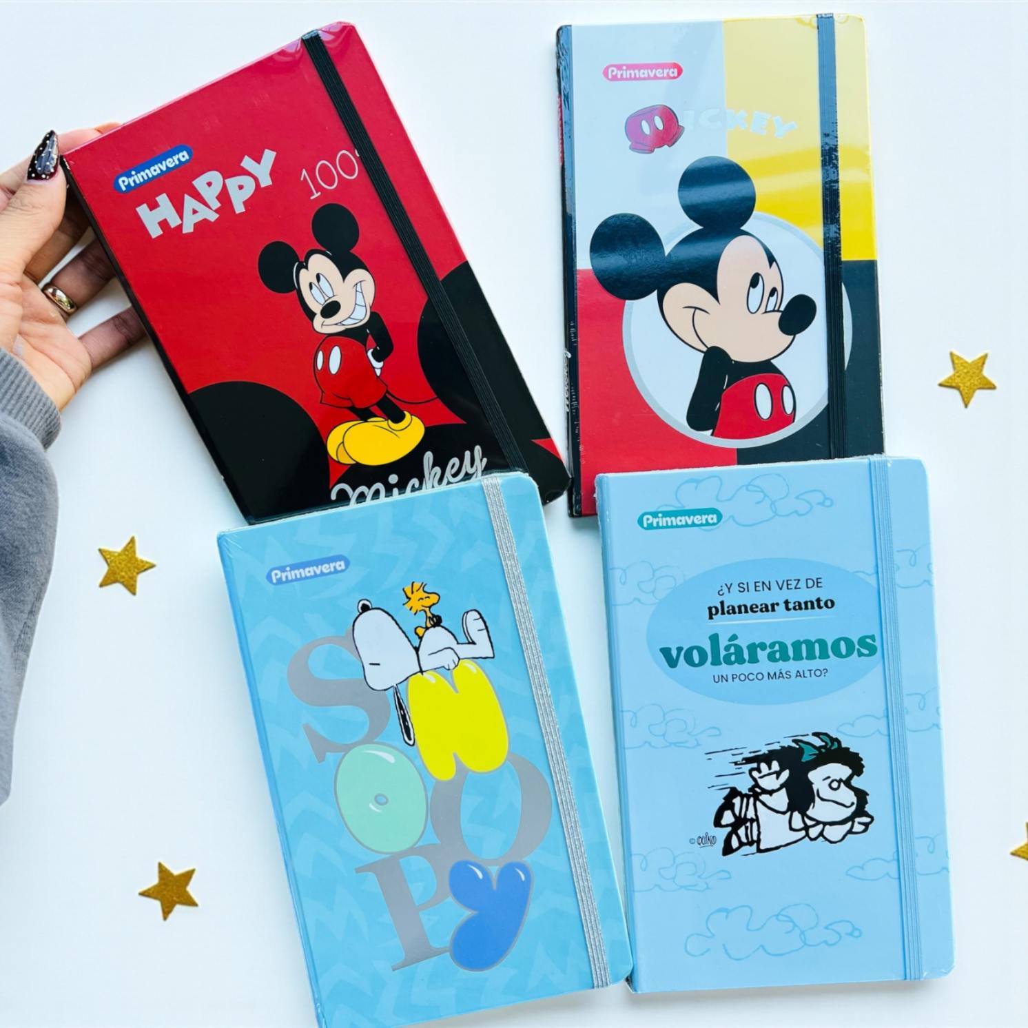 Libreta Sketch Primavera Pasta Dura Personajes