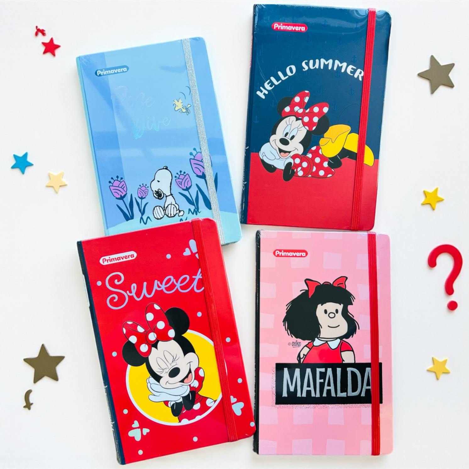 Libreta Sketch Primavera Pasta Dura Personajes