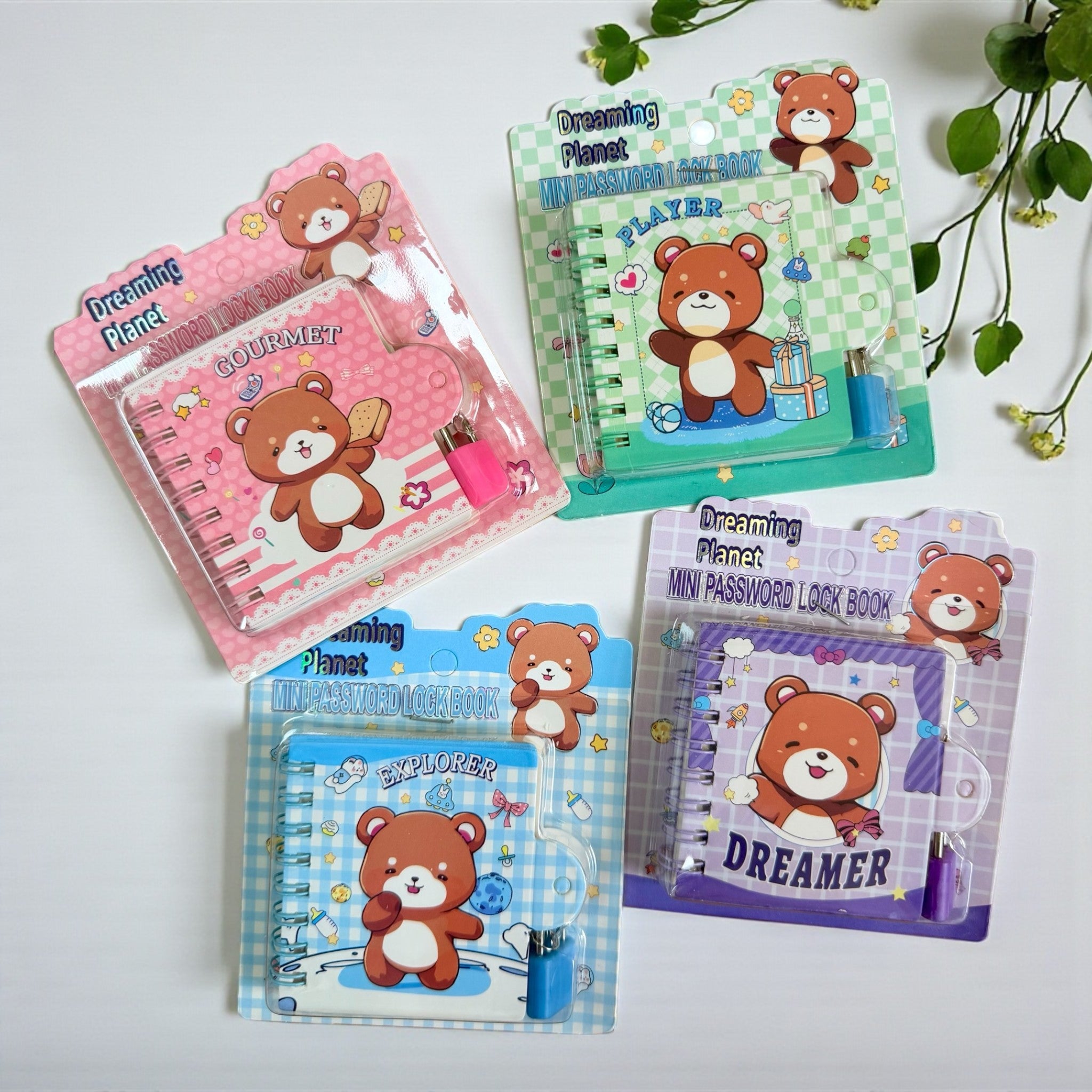 Libreta con Candado Osito