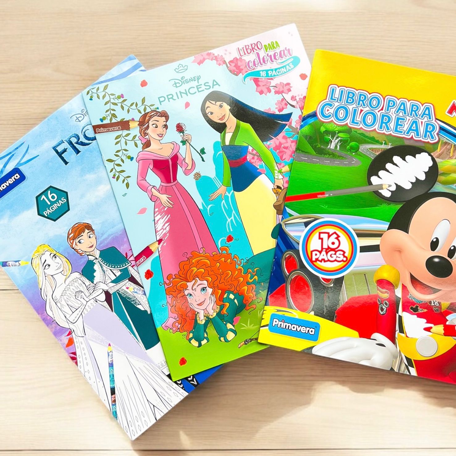 Libro para Colorear Niña Primavera