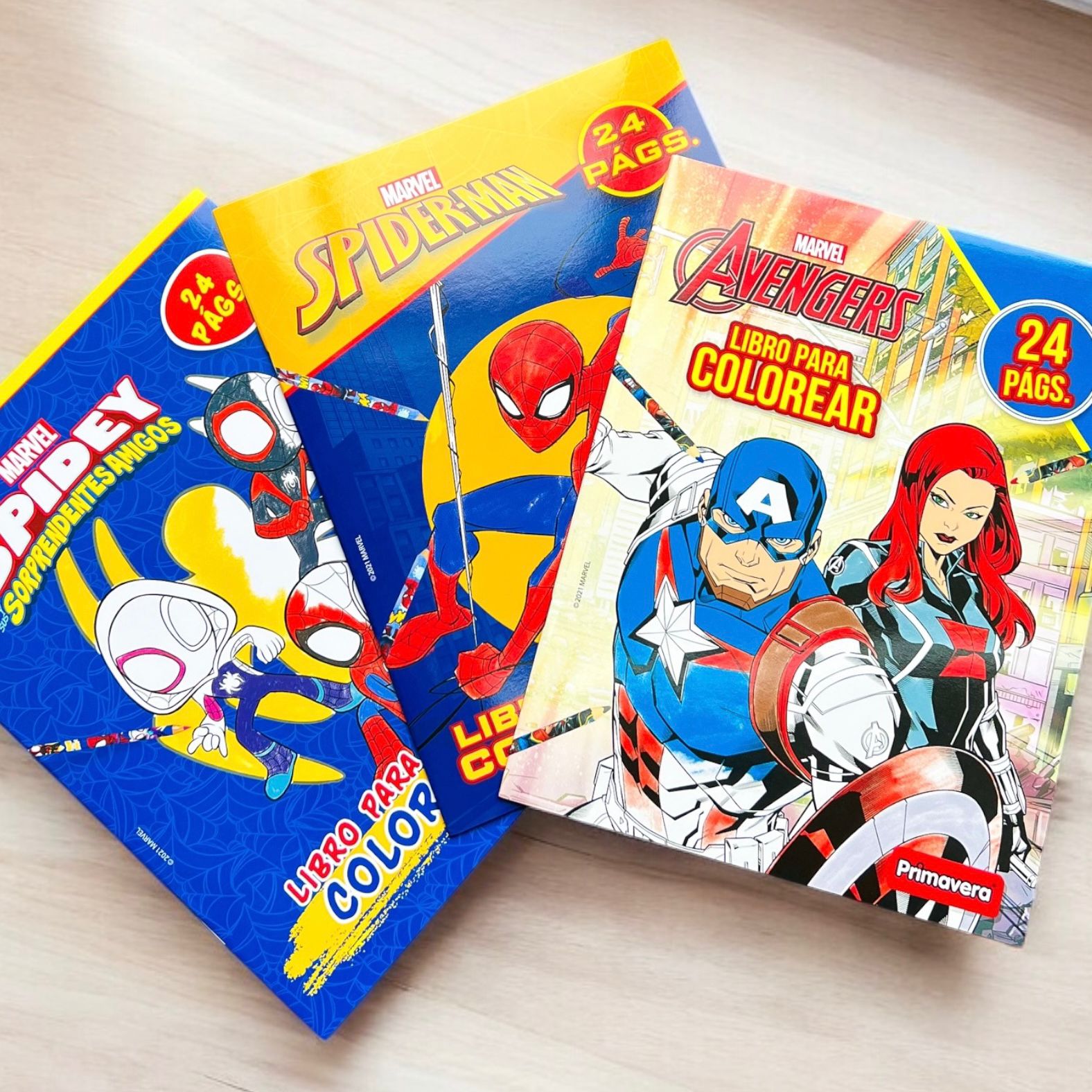 Libro Para Colorear Niño Primavera