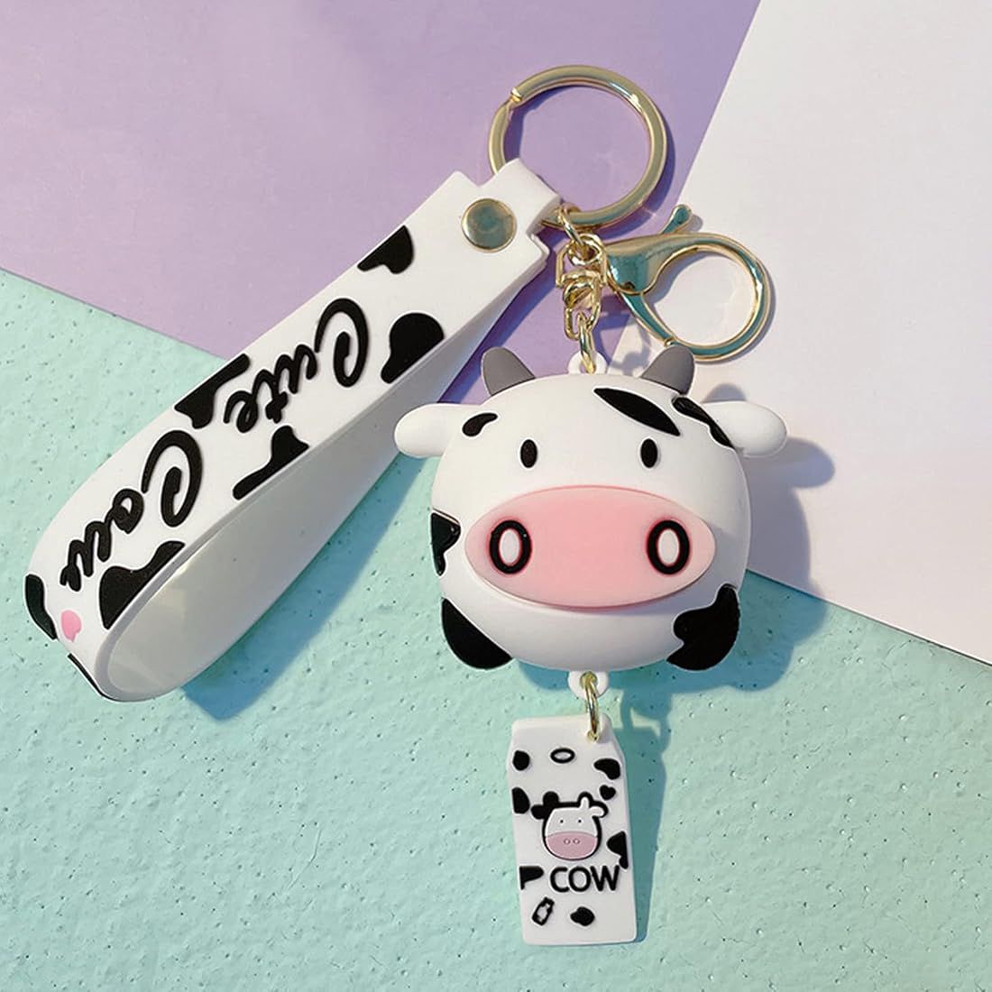 Llavero Vaquita Kawaii