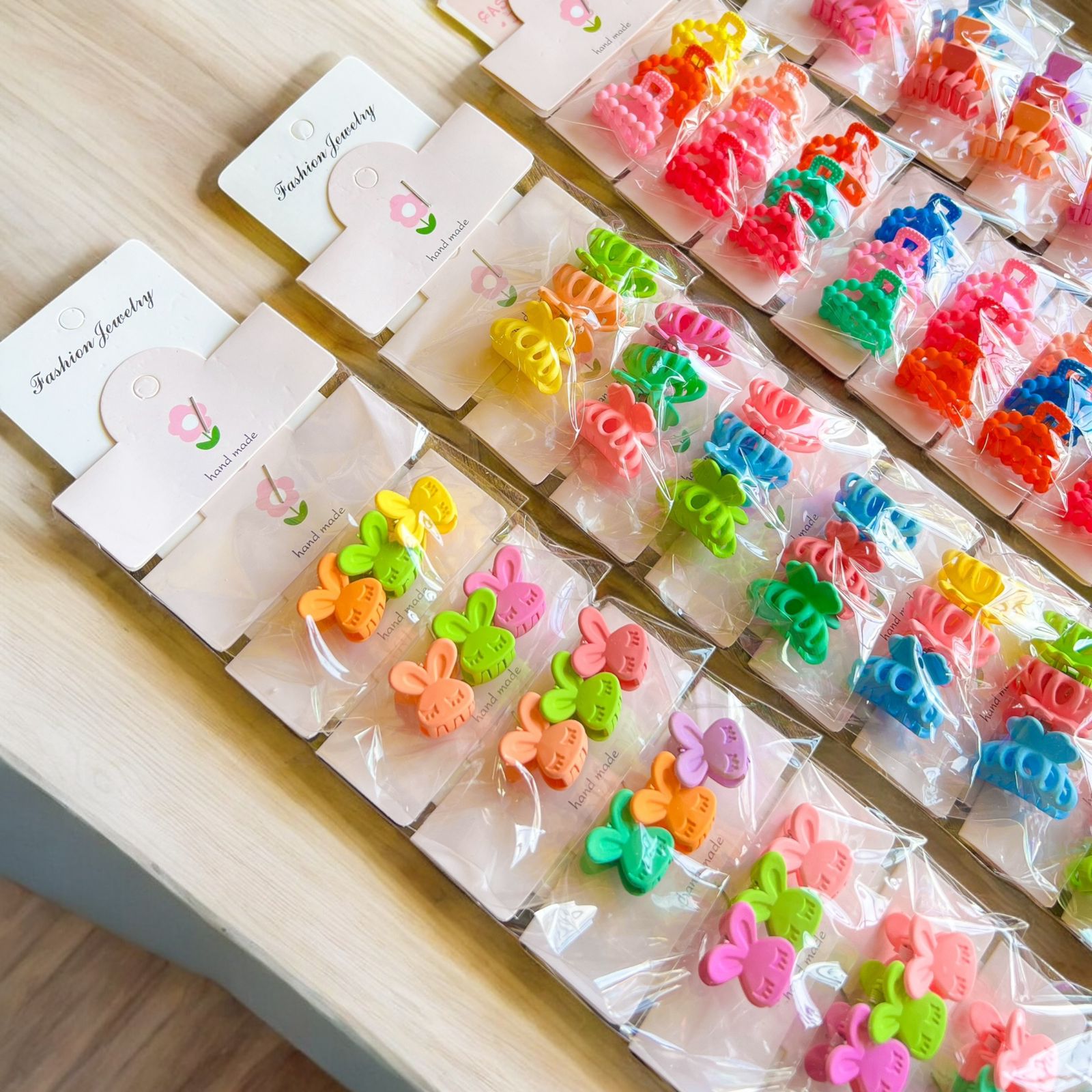 Mini Caimanes para Cabello Tira x10