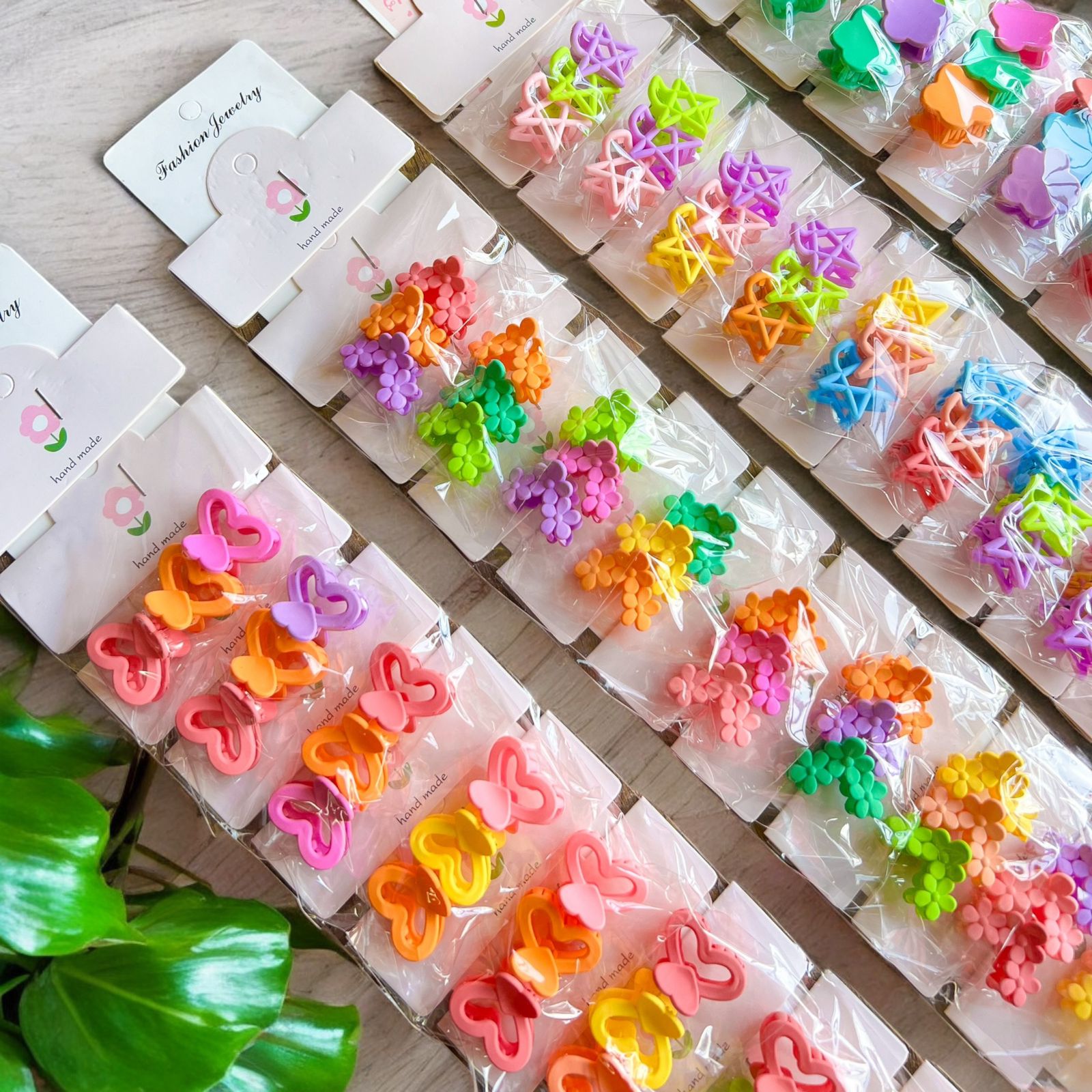 Mini Caimanes para Cabello Tira x10