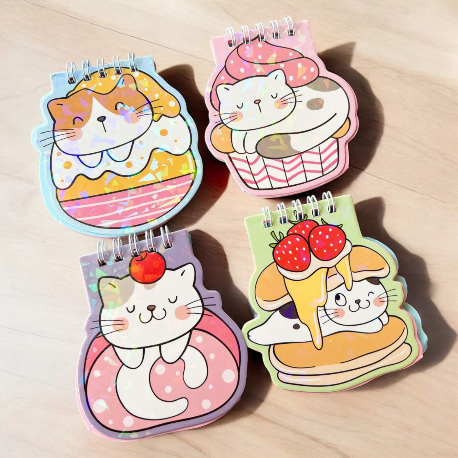 Mini Libreta Gatito Postre