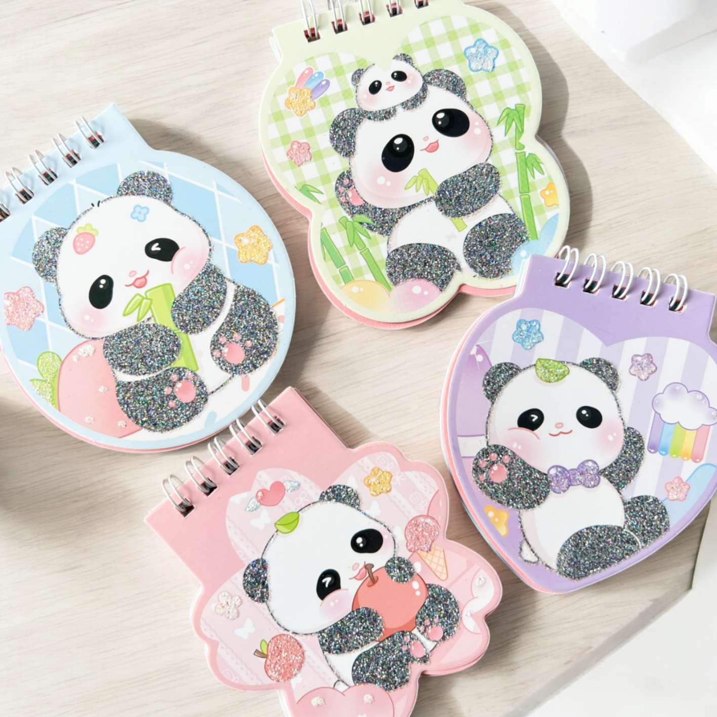 Mini Libreta Pandita Glitter