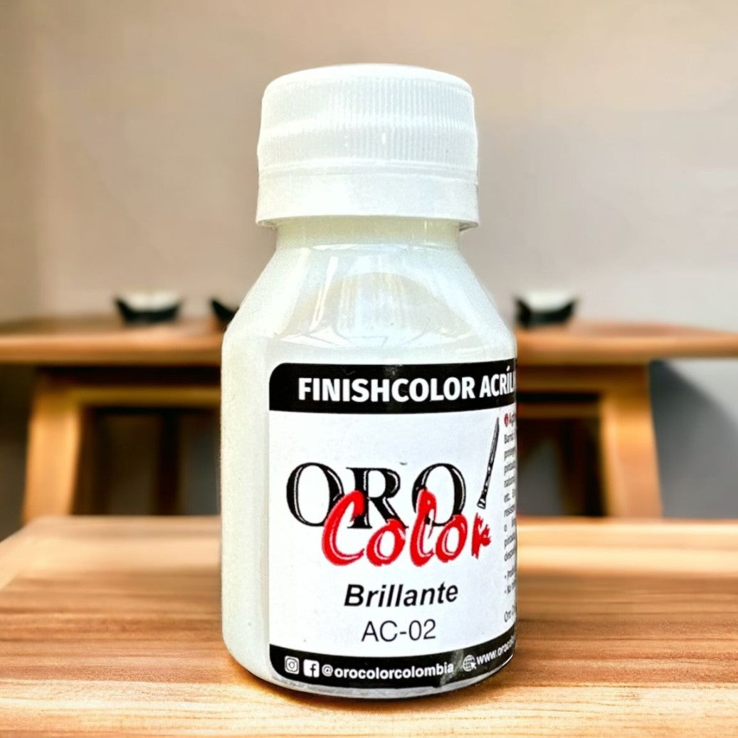 Finish Color Acrílico Brillante para Cuero