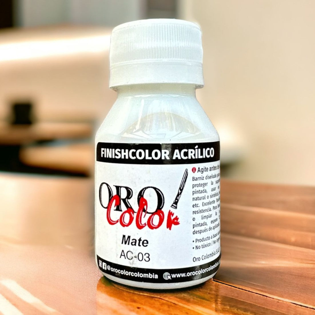 Finish Color Acrílico Mate para Cuero