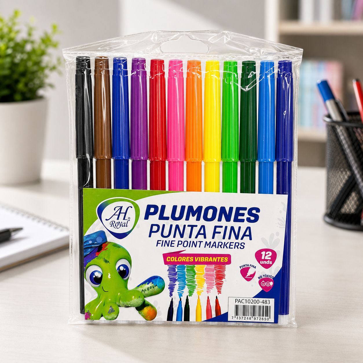 Plumones Punta Fina AH Royal
